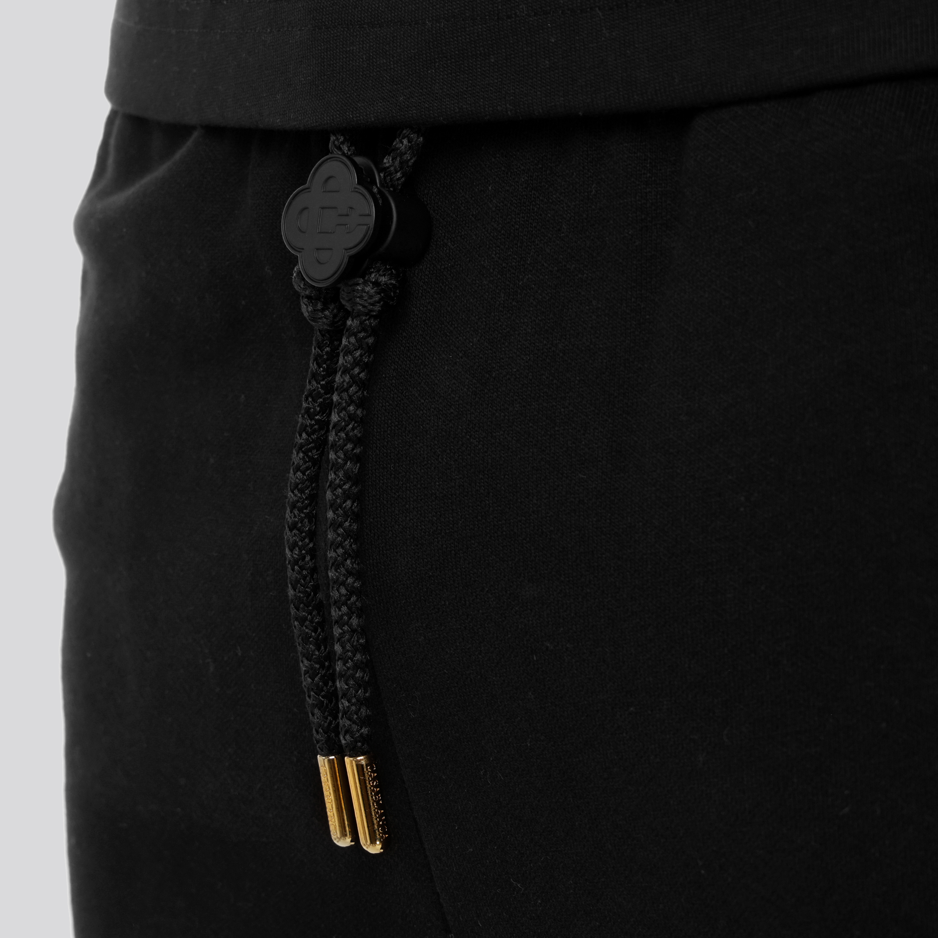 Shorts Negro Casablanca Logo-Patch