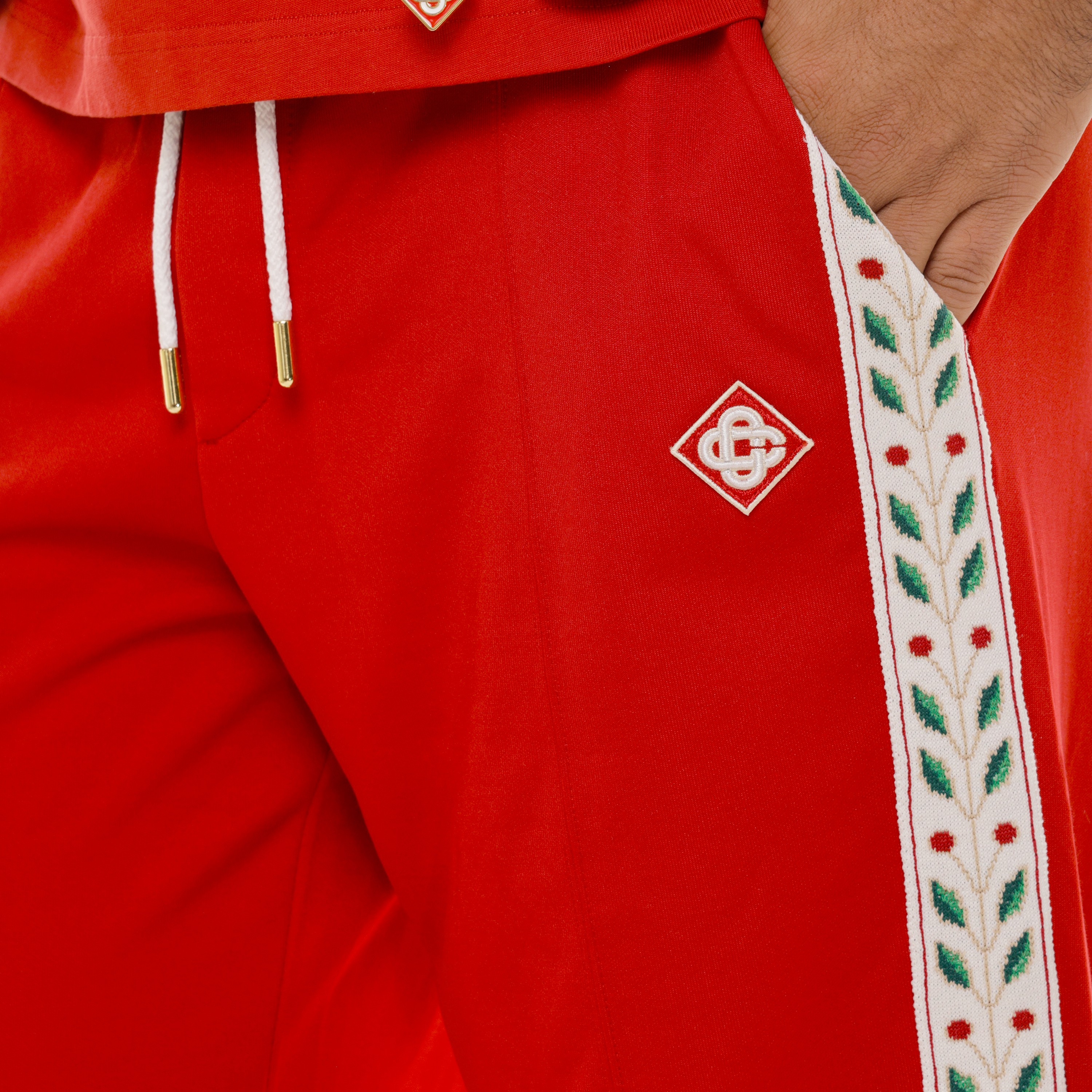 Sudadera Roja Casablanca Laurel Tricot