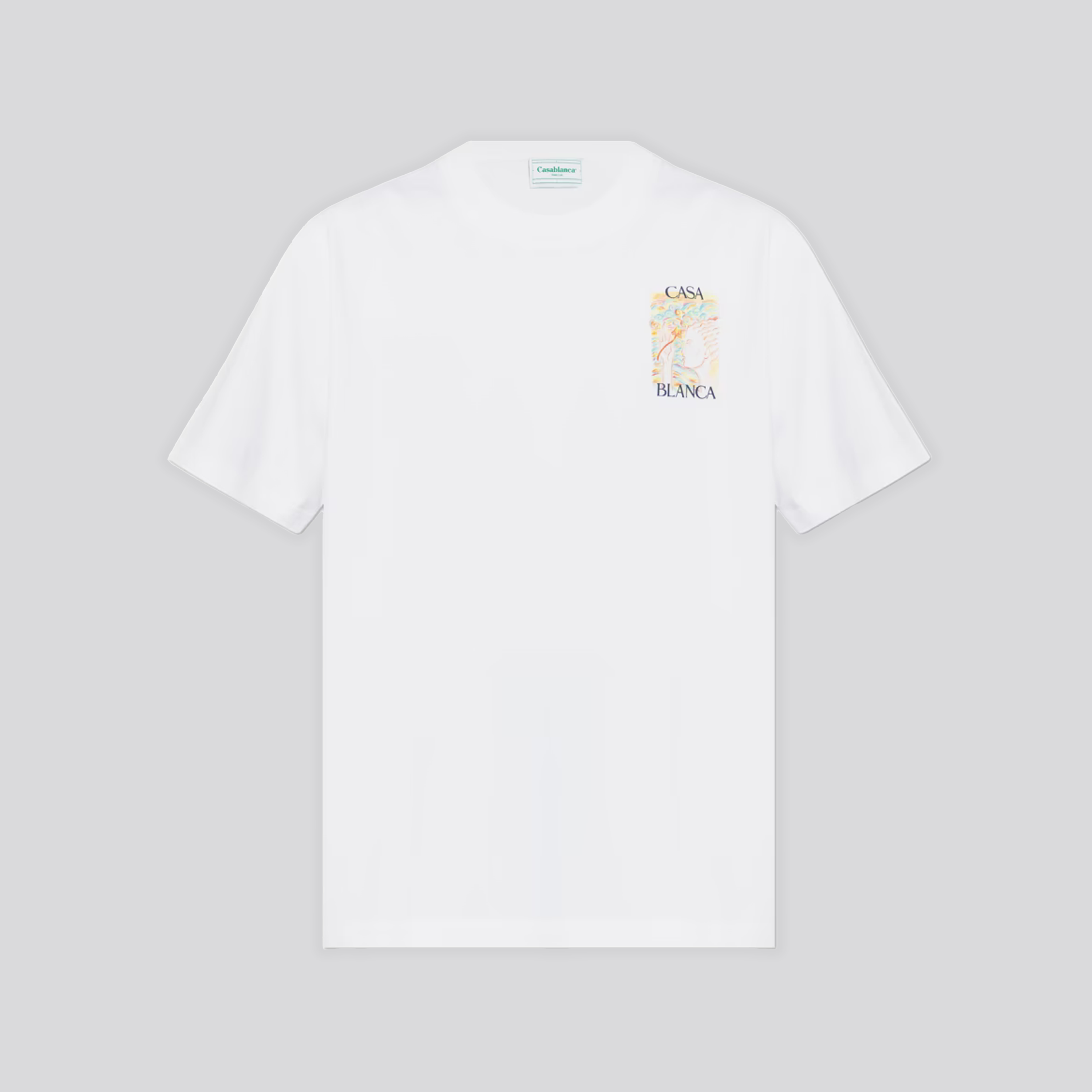 Camiseta Blanca Casablanca Rainbow Mushroom