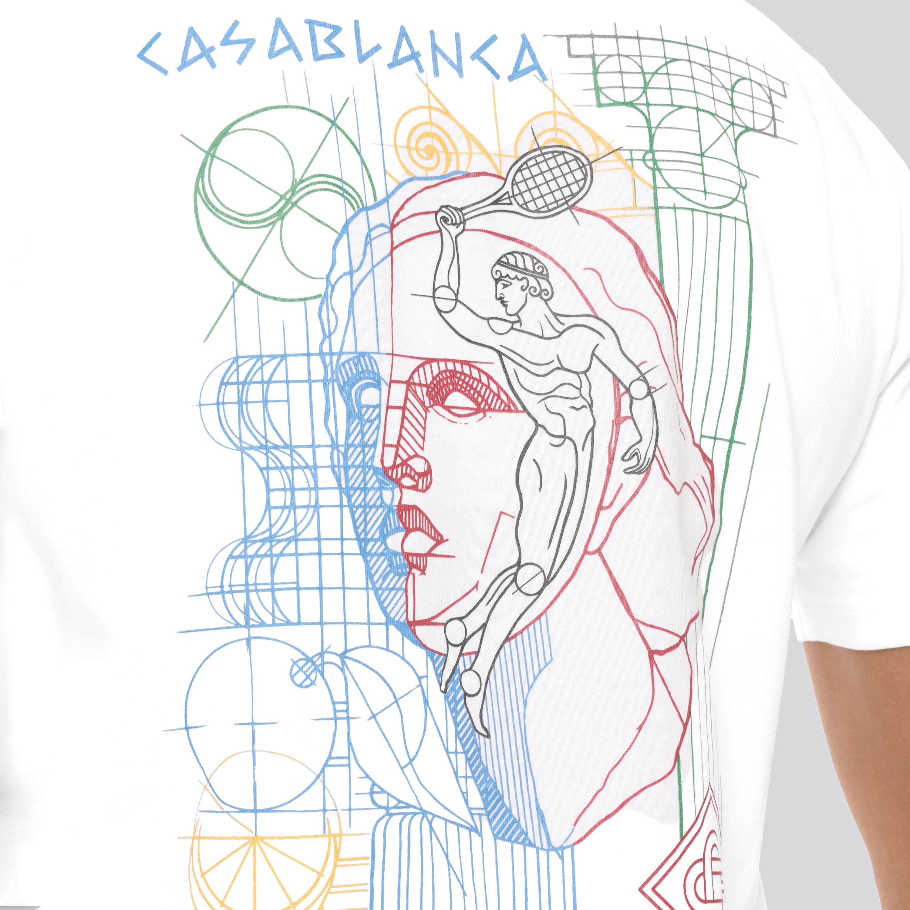 Camiseta Blanca Casablanca Tennis Play