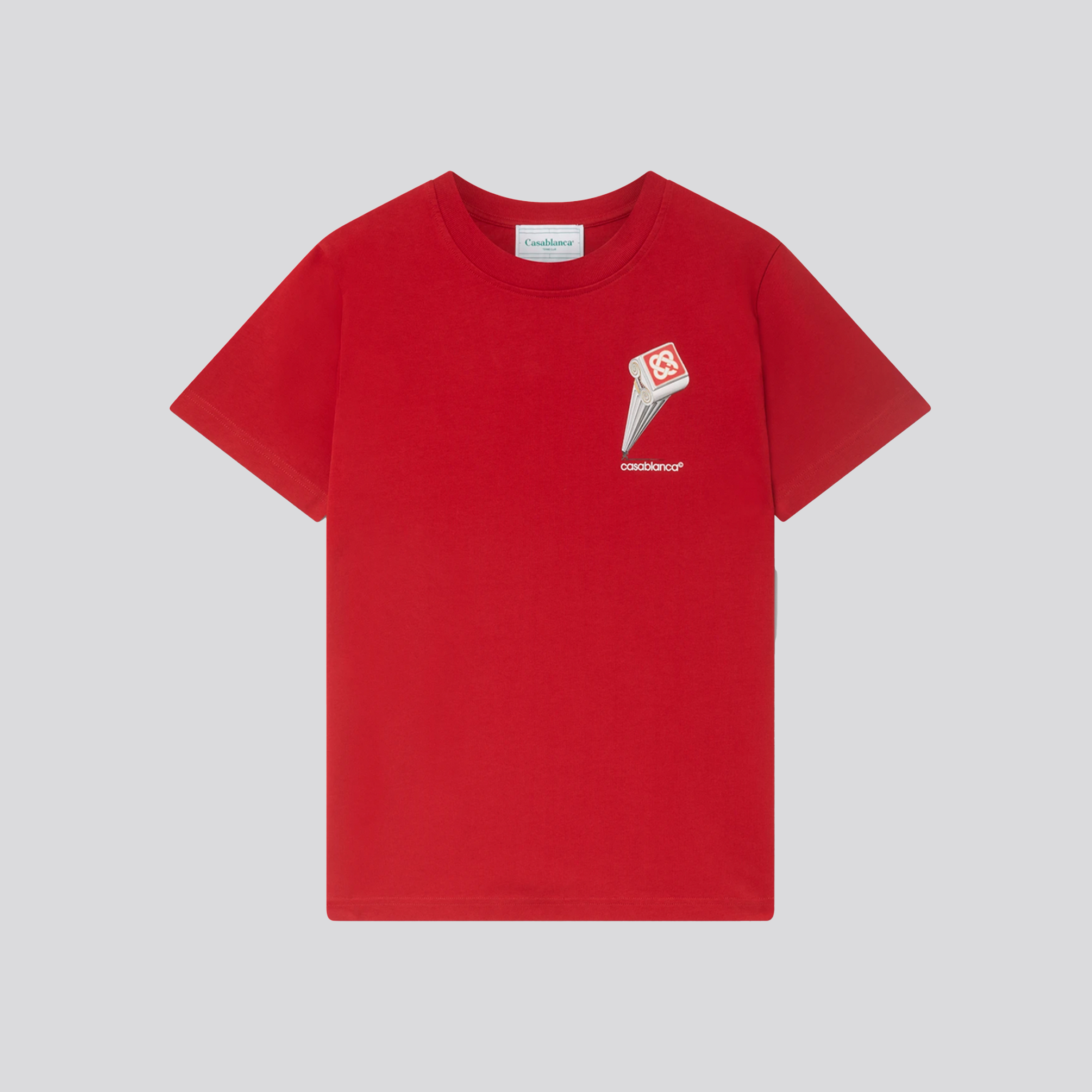 Camiseta Roja Casablanca Leaning Column