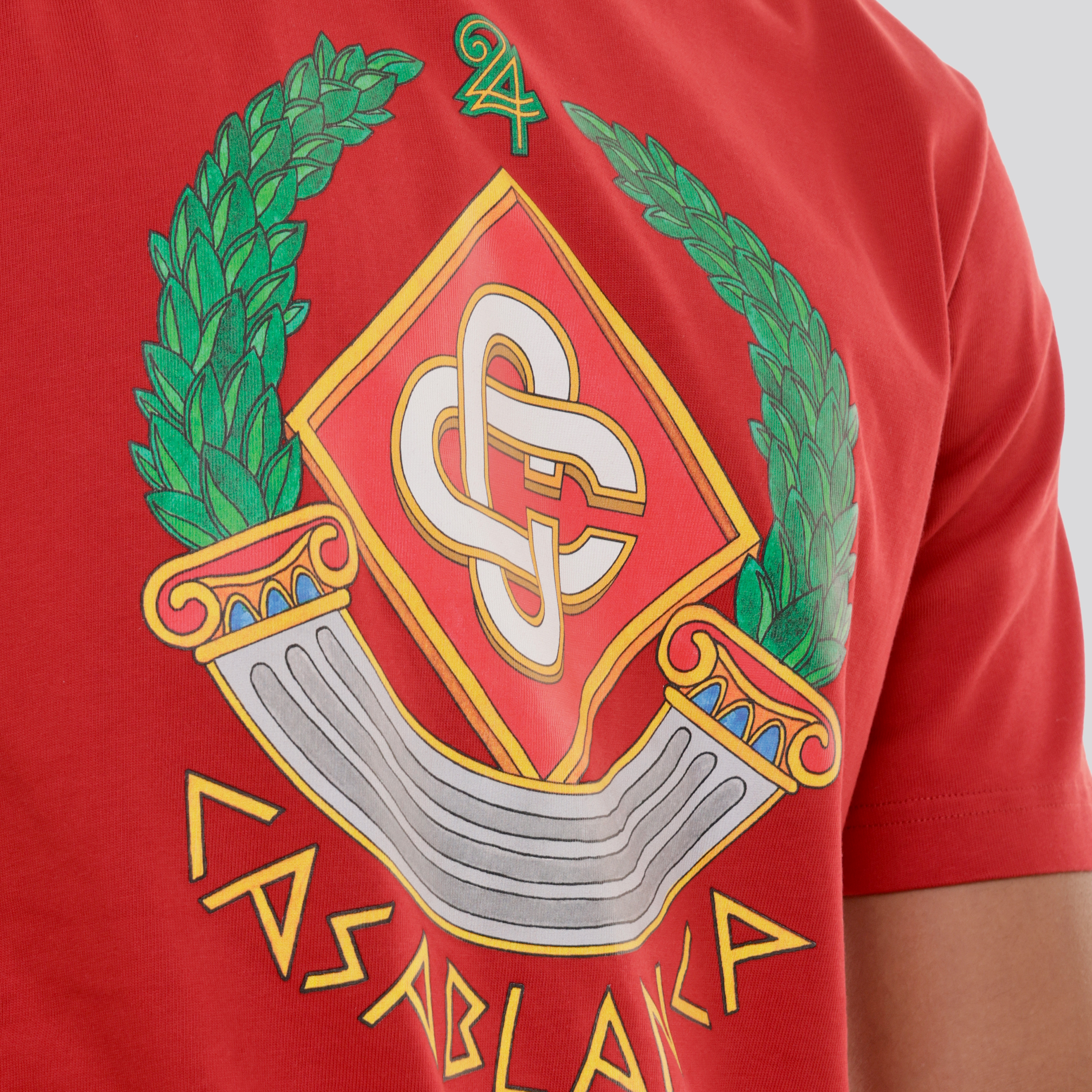 Camiseta Roja Casablanca Crest
