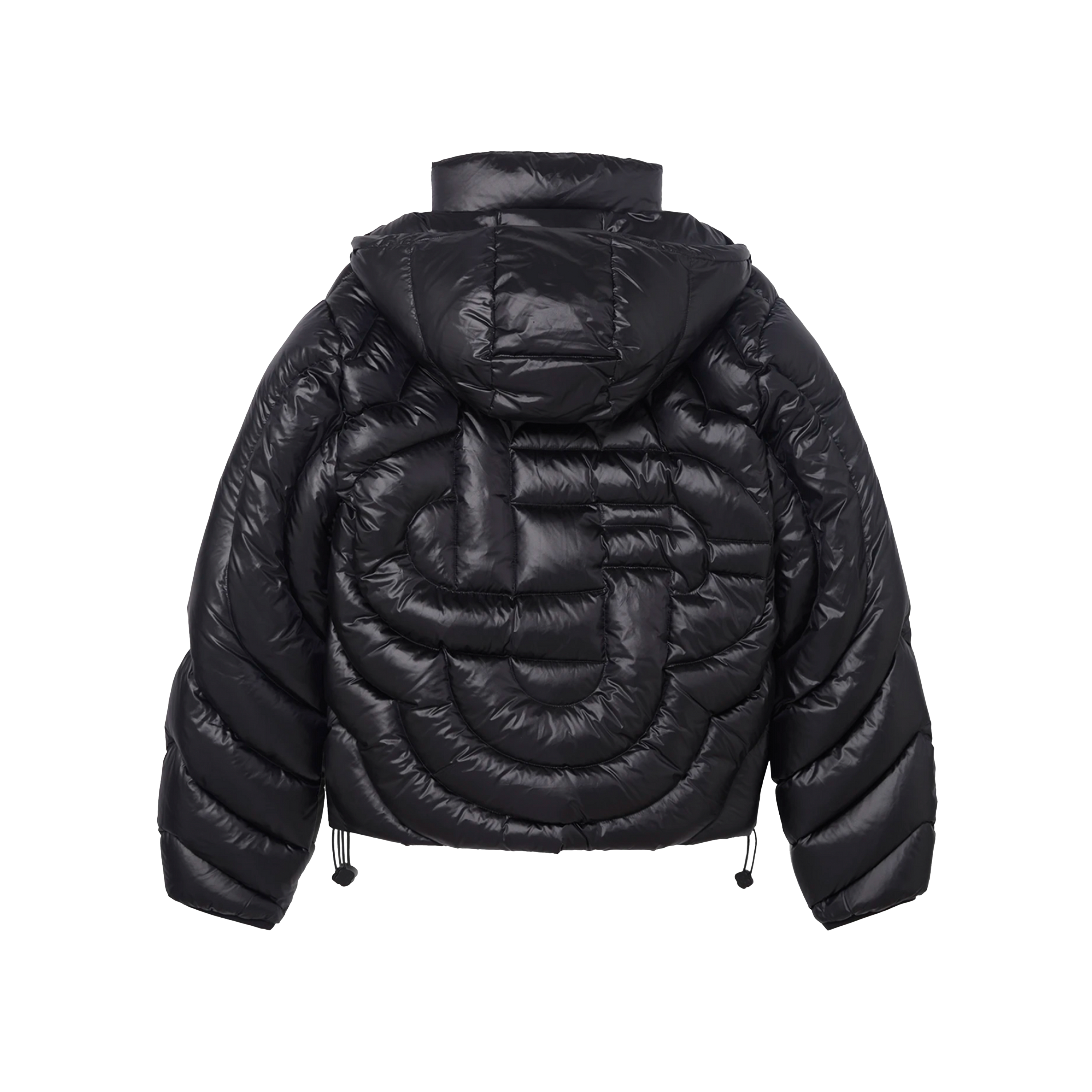Chaqueta Negra Casablanca Quilted Puffer