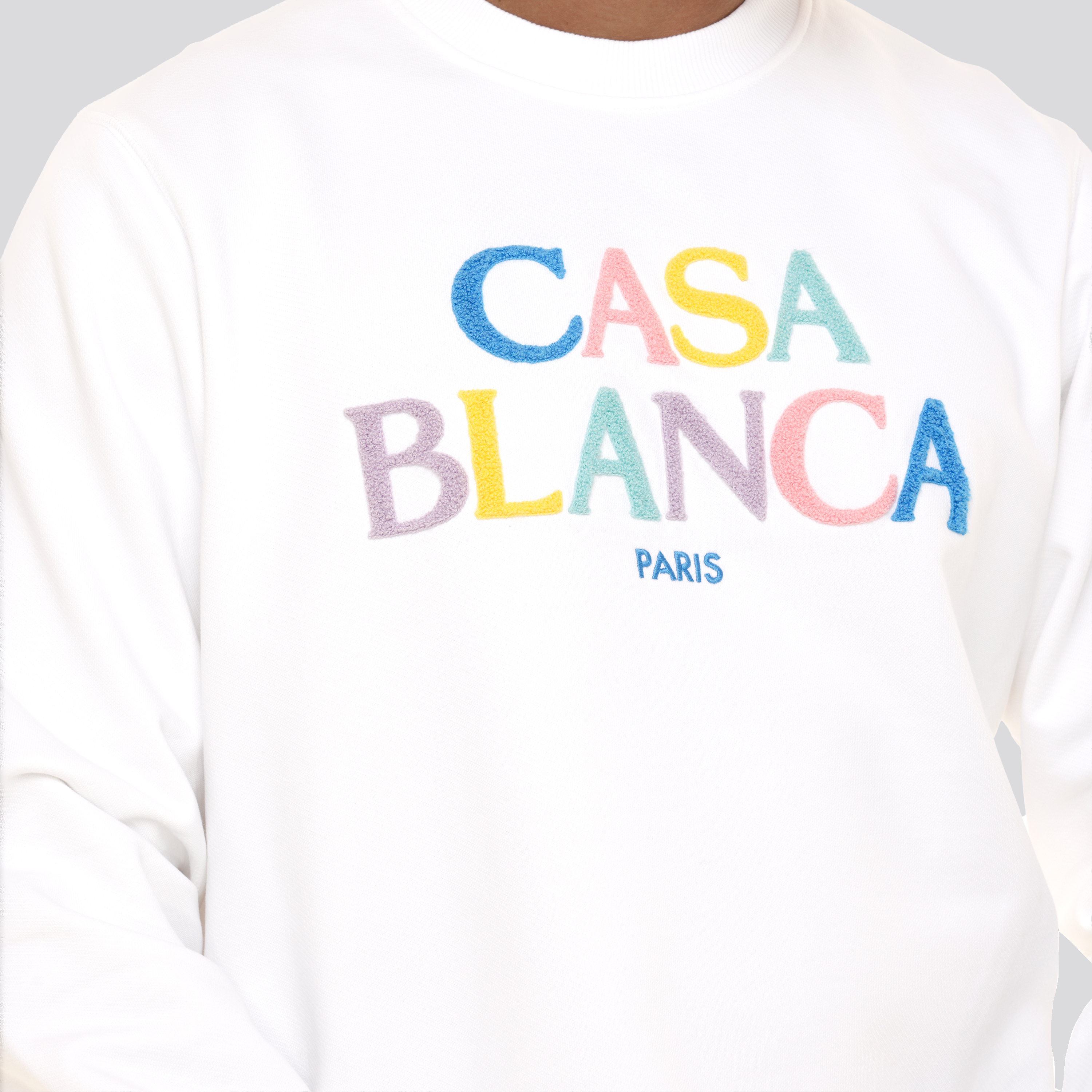 Buzo Blanco Casablanca Multicolor Logo