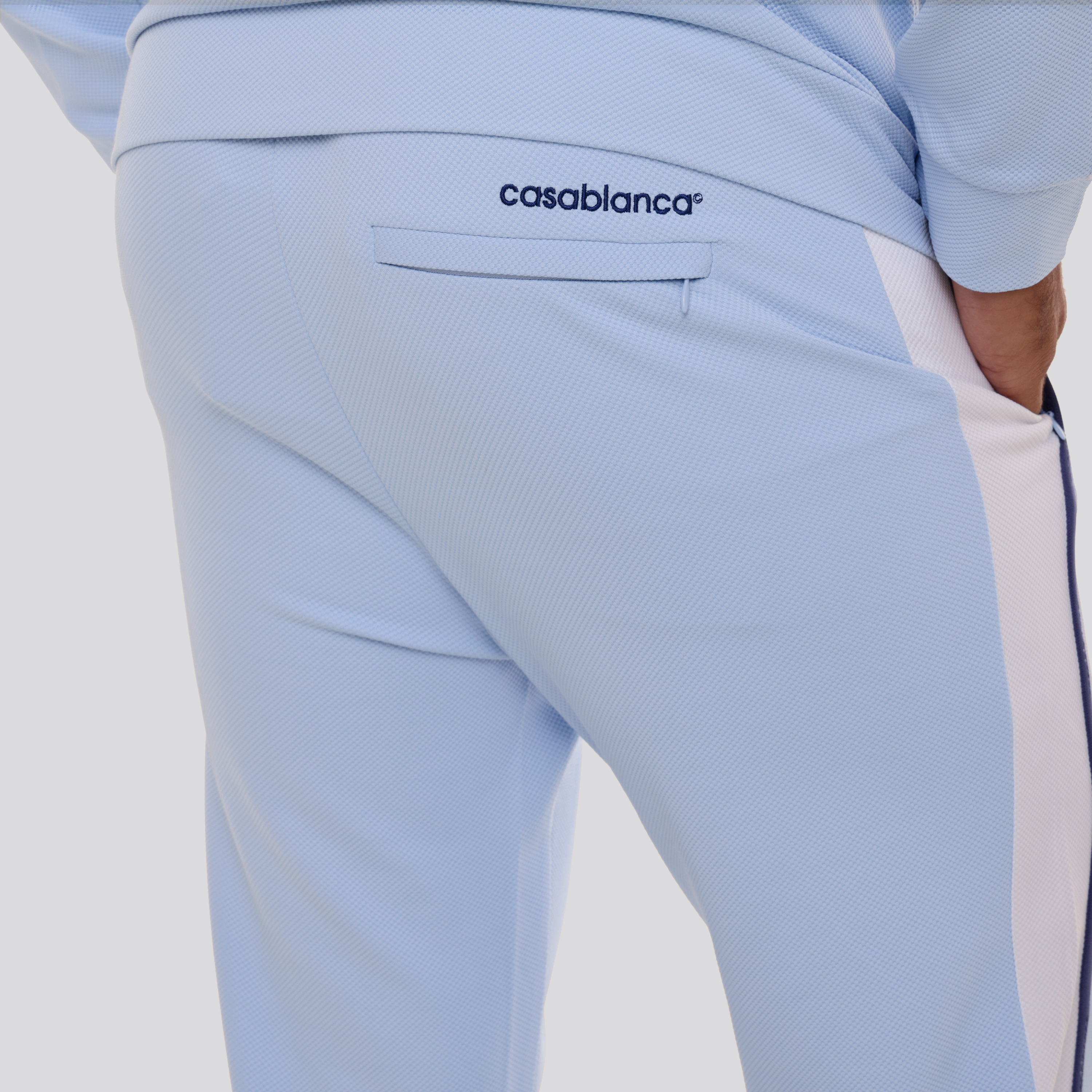 Sudadera Celeste Casablanca Embroidered Logo