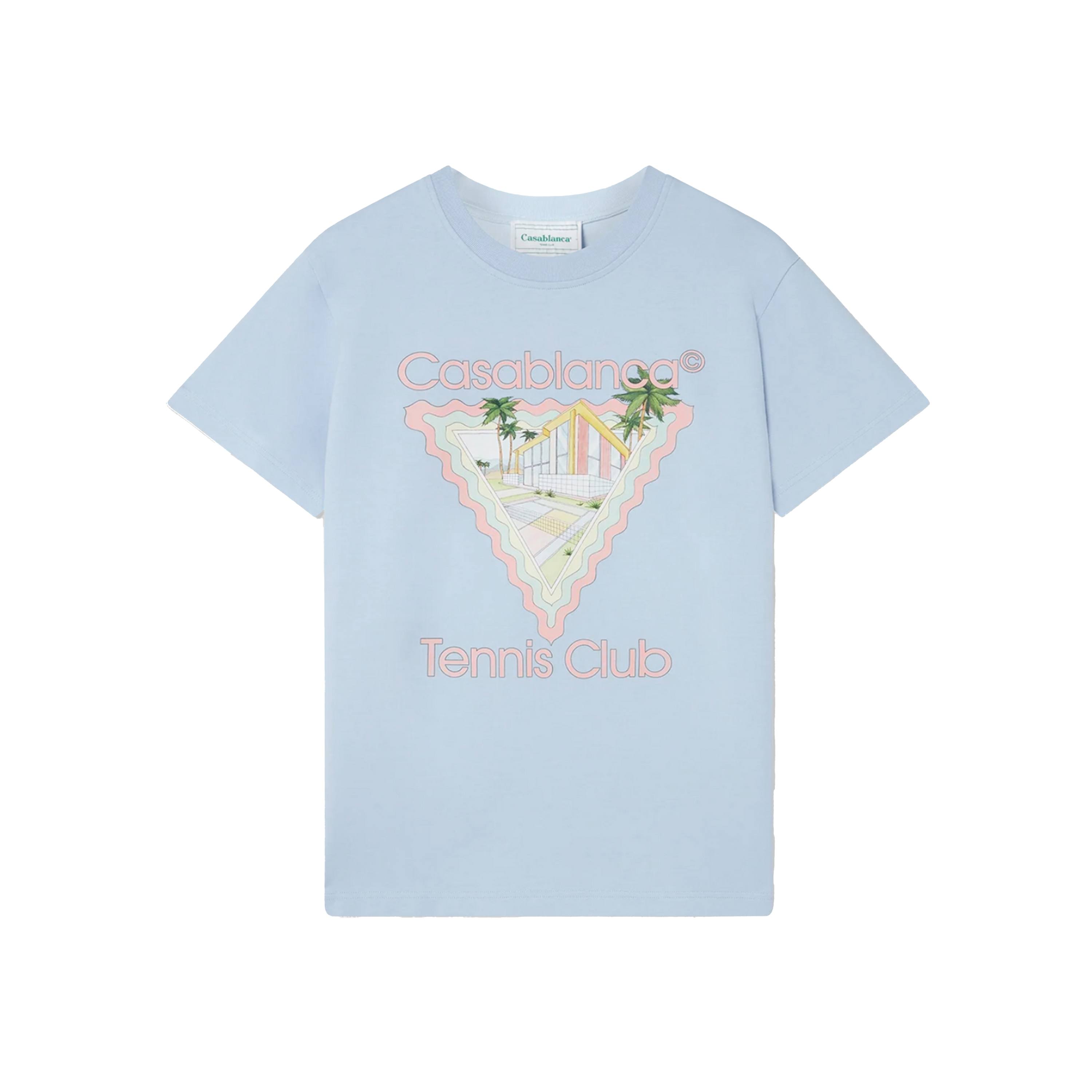 Camiseta Celeste Casablanca Tennis Club Icon