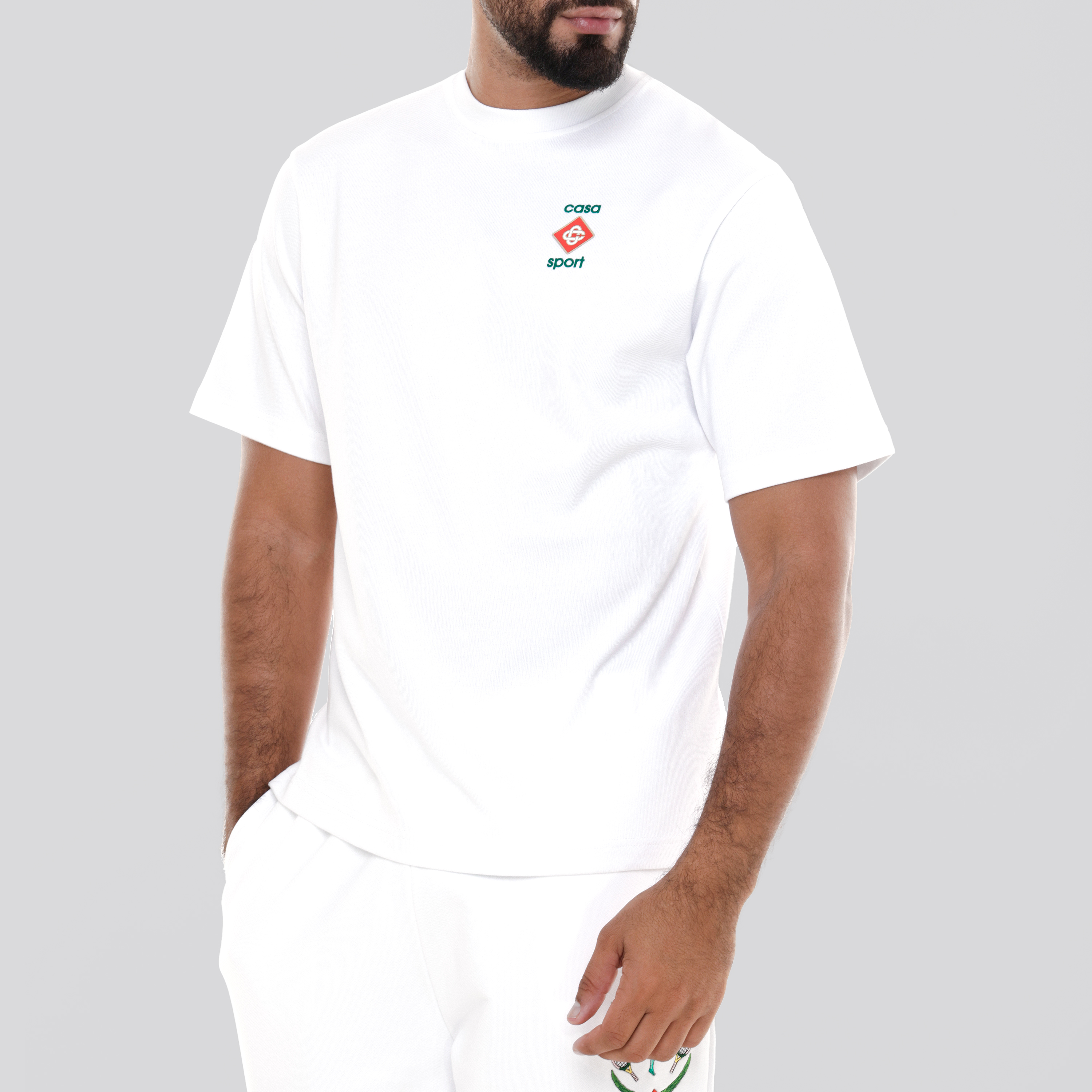Camiseta Blanca Casablanca Patch