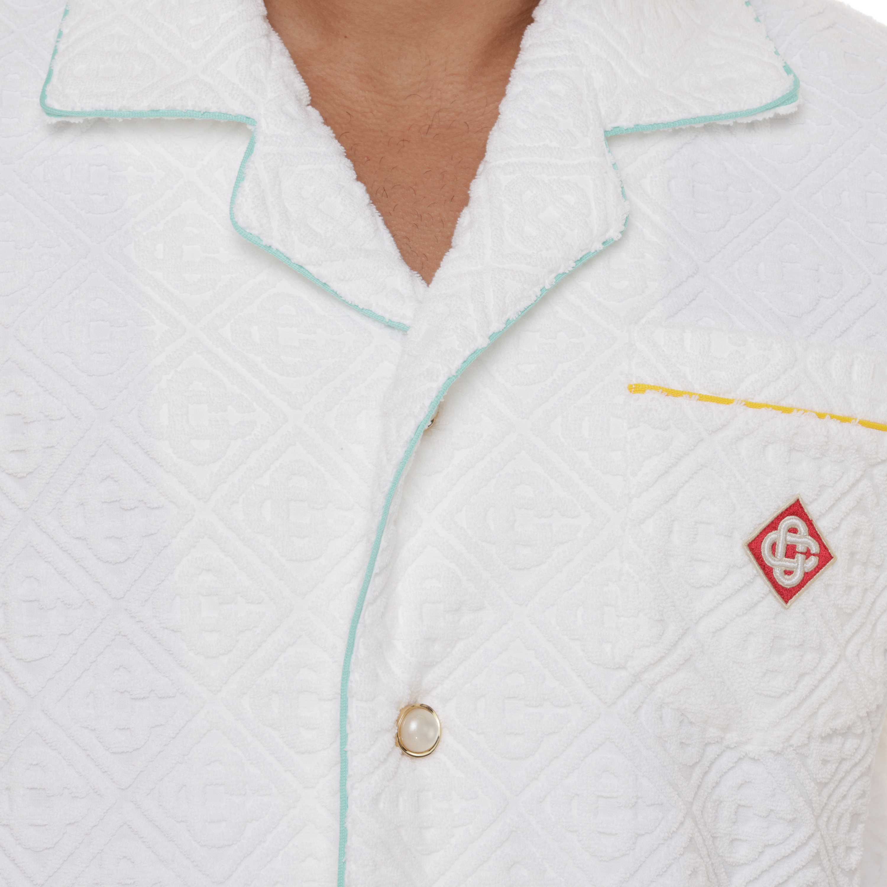 Camisa Blanca Casablanca Monogram
