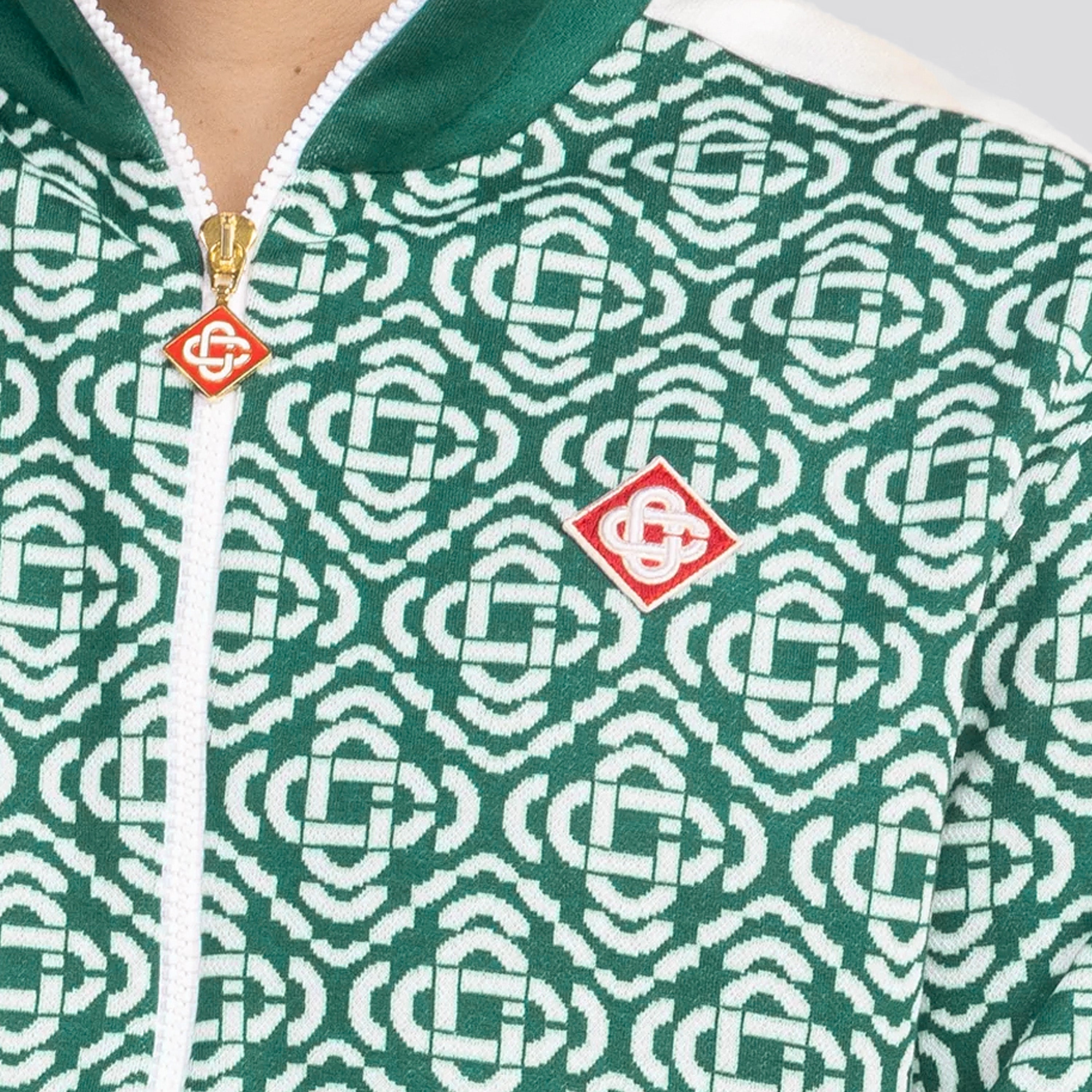 Chaqueta Verde Casablanca Monogram