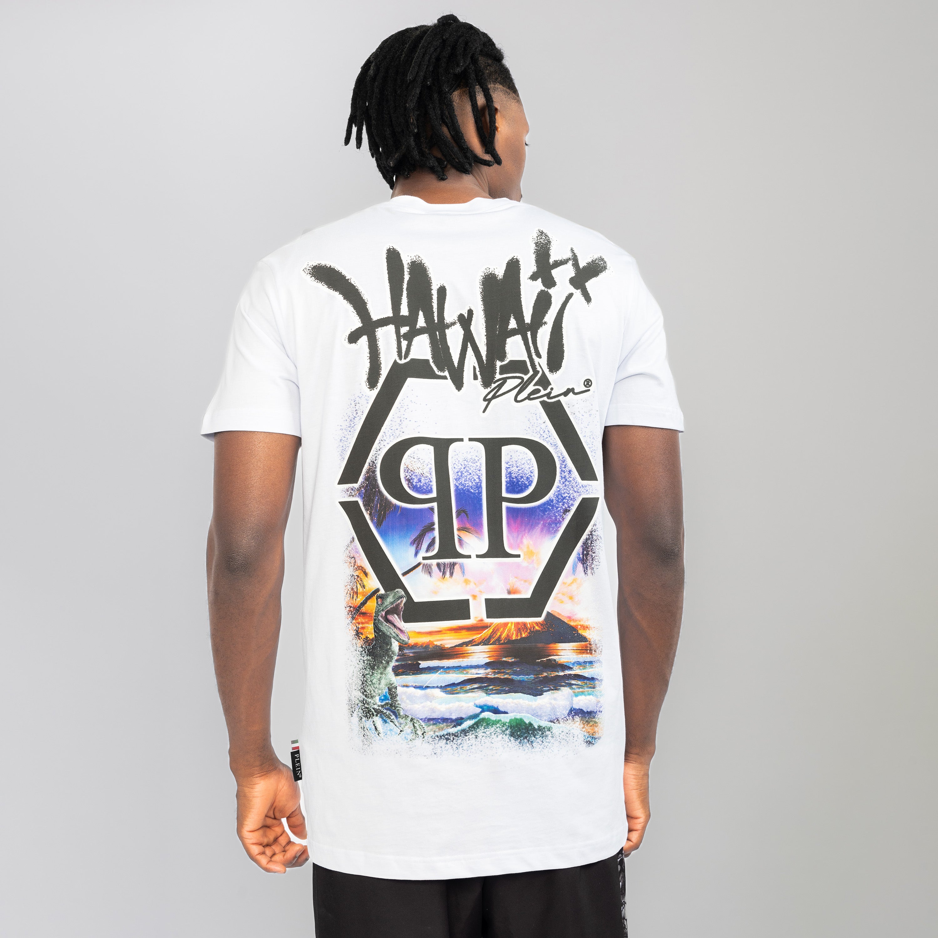Camiseta Blanca Philipp Plein Hawaii