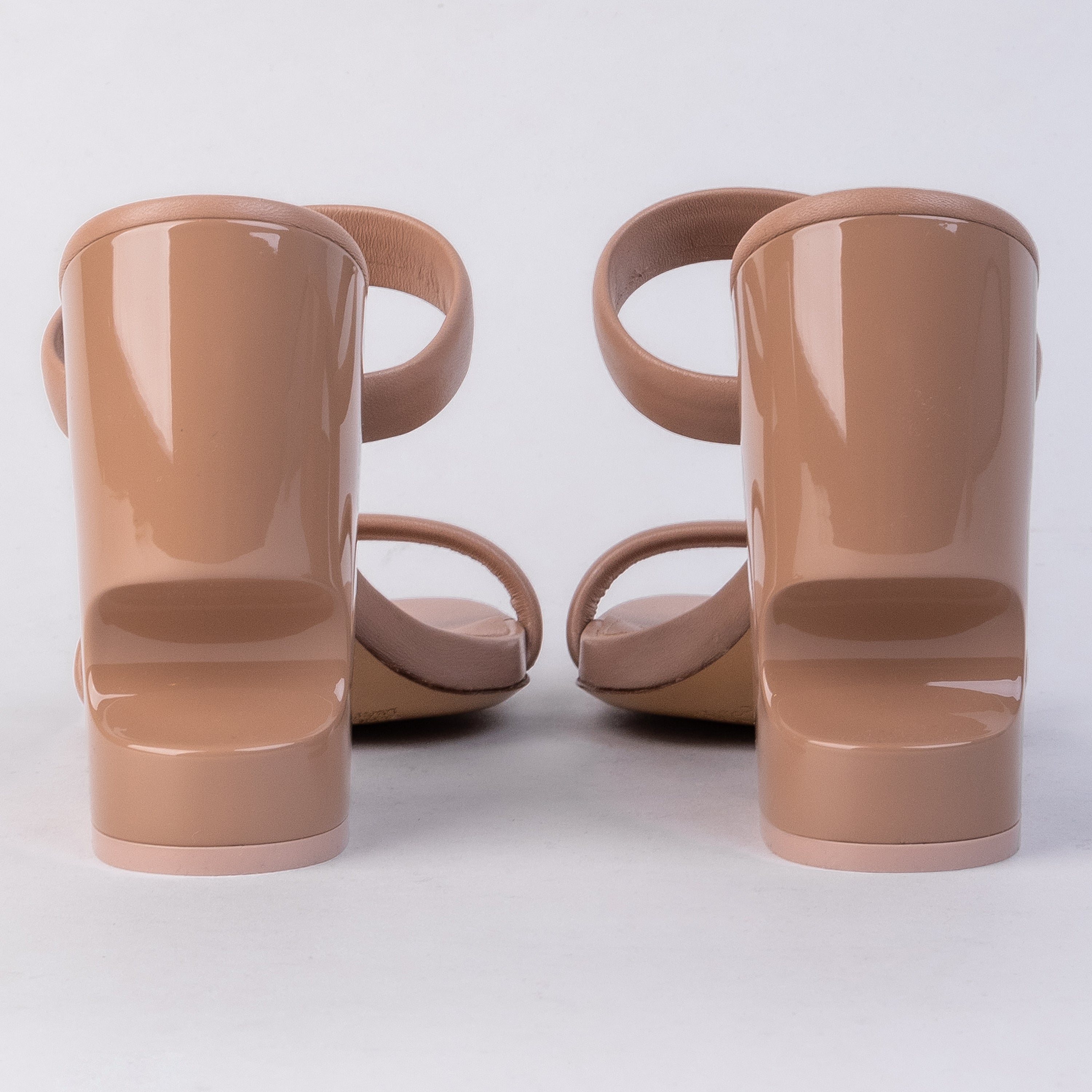 Sandalias de Tacón Café Off-White Metheor