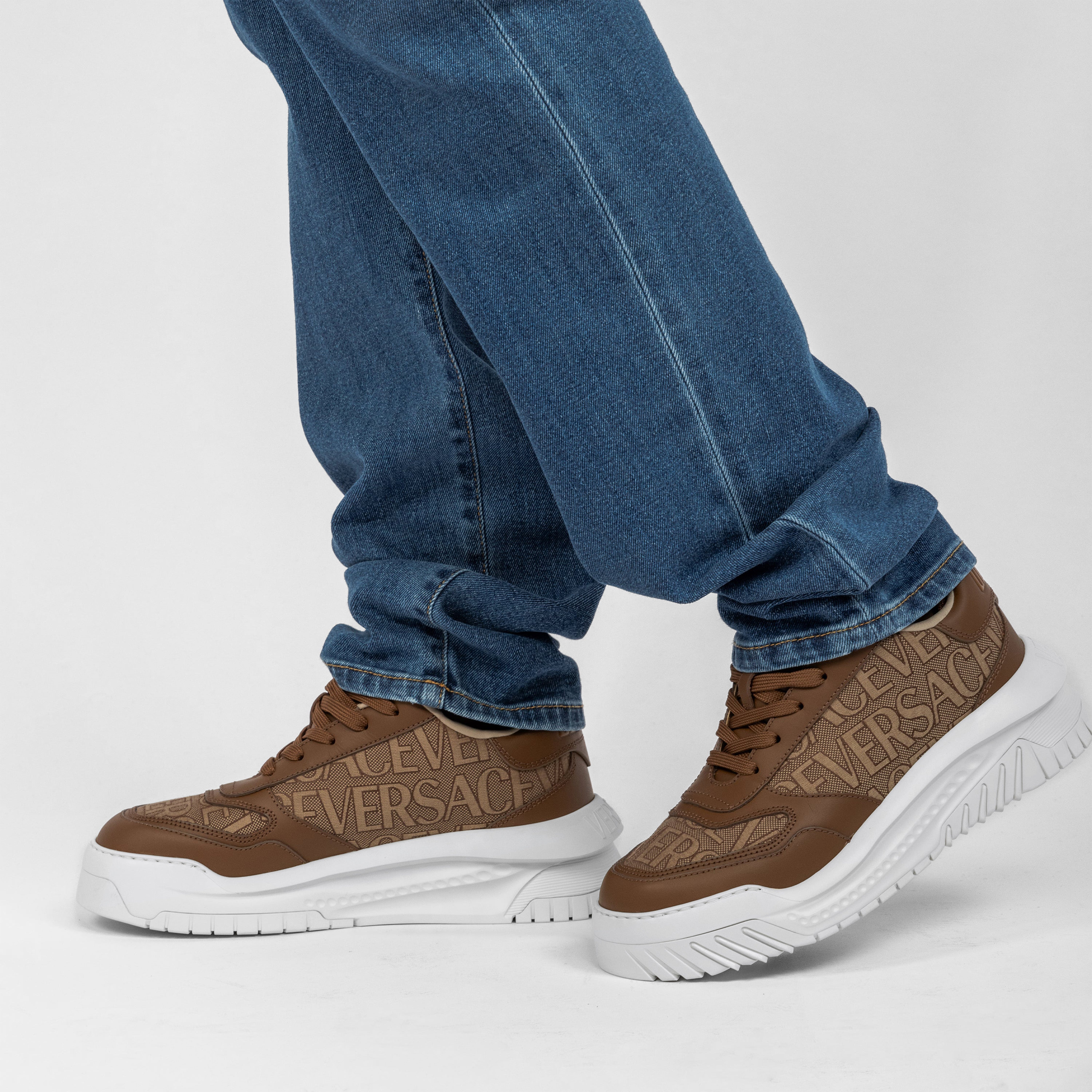 Sneakers Café Versace Monogram Odissea Laces