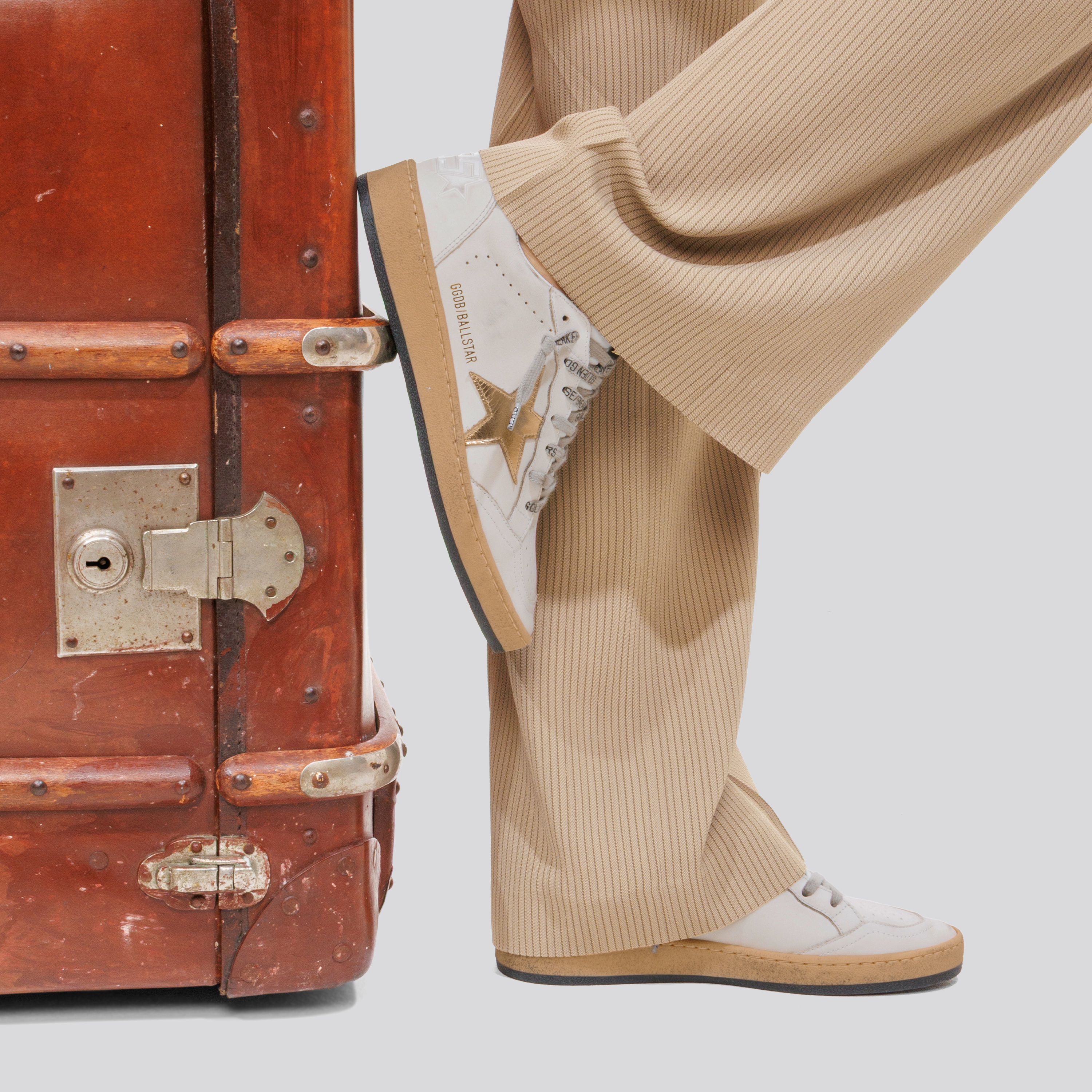 Sneakers Blancos Dorado Golden Goose Ballstar