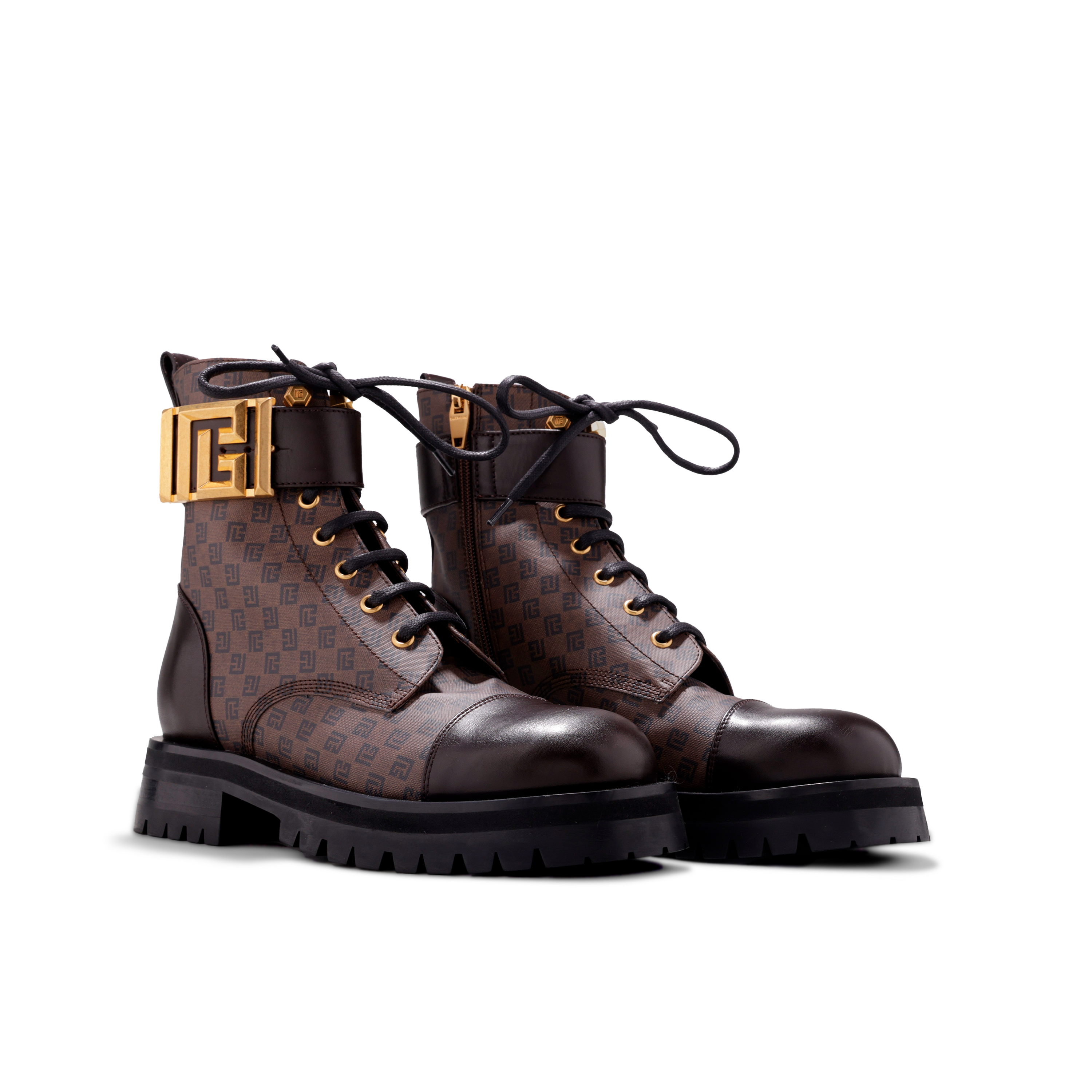 Botas Café Balmain Charlie Army Ranger