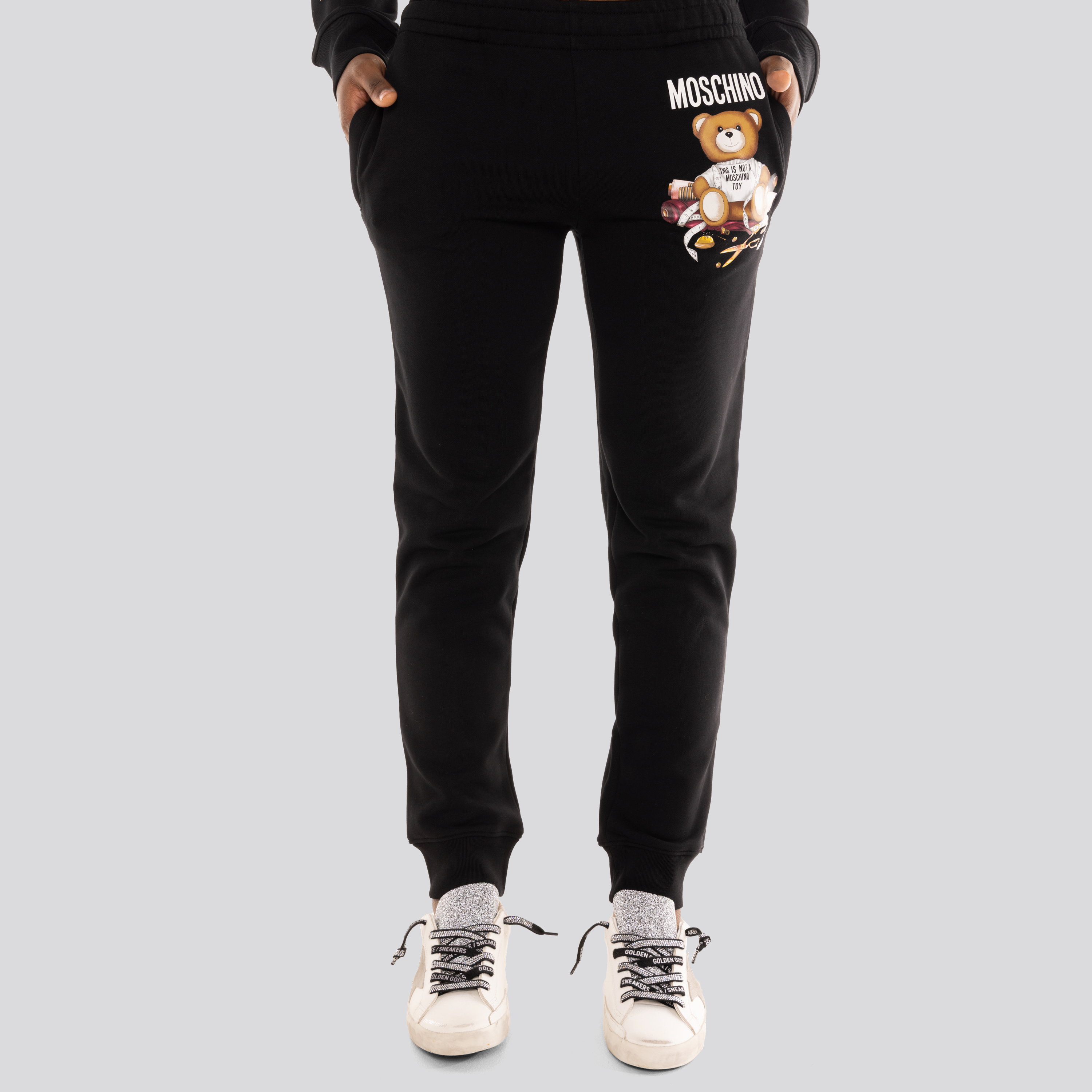 Sudadera Negra Moschino Taylor