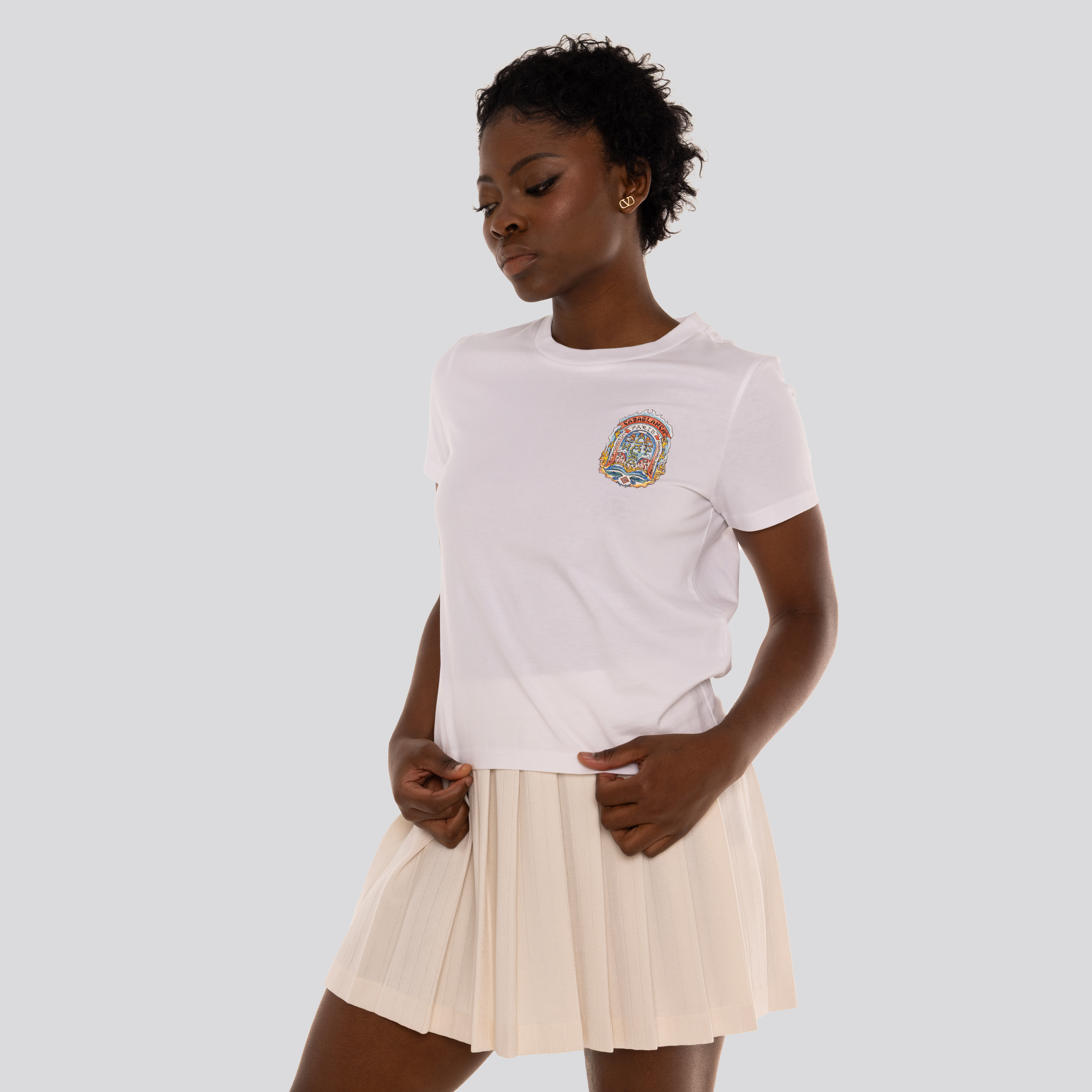 Camiseta Blanca Casablanca Casa Way Skate