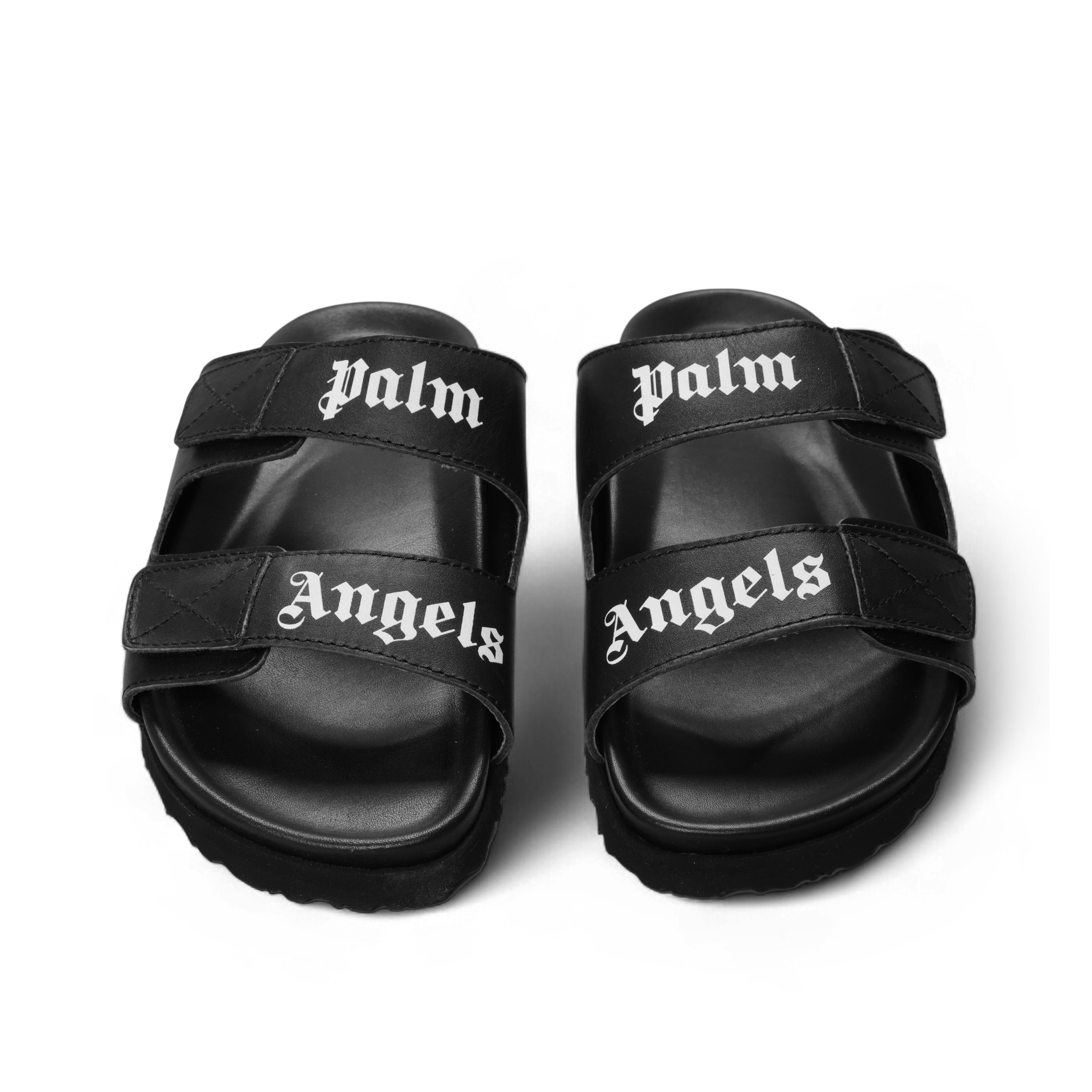 Sandalias Negras Palm Angels Logo