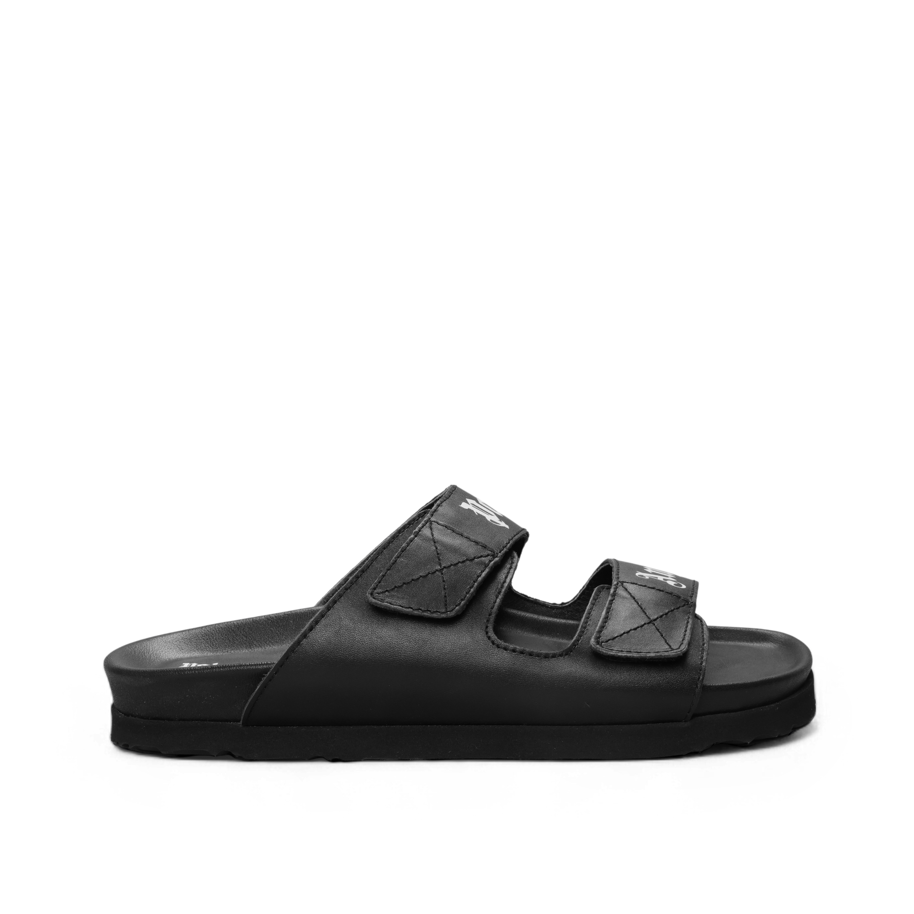 Sandalias Negras Palm Angels Logo