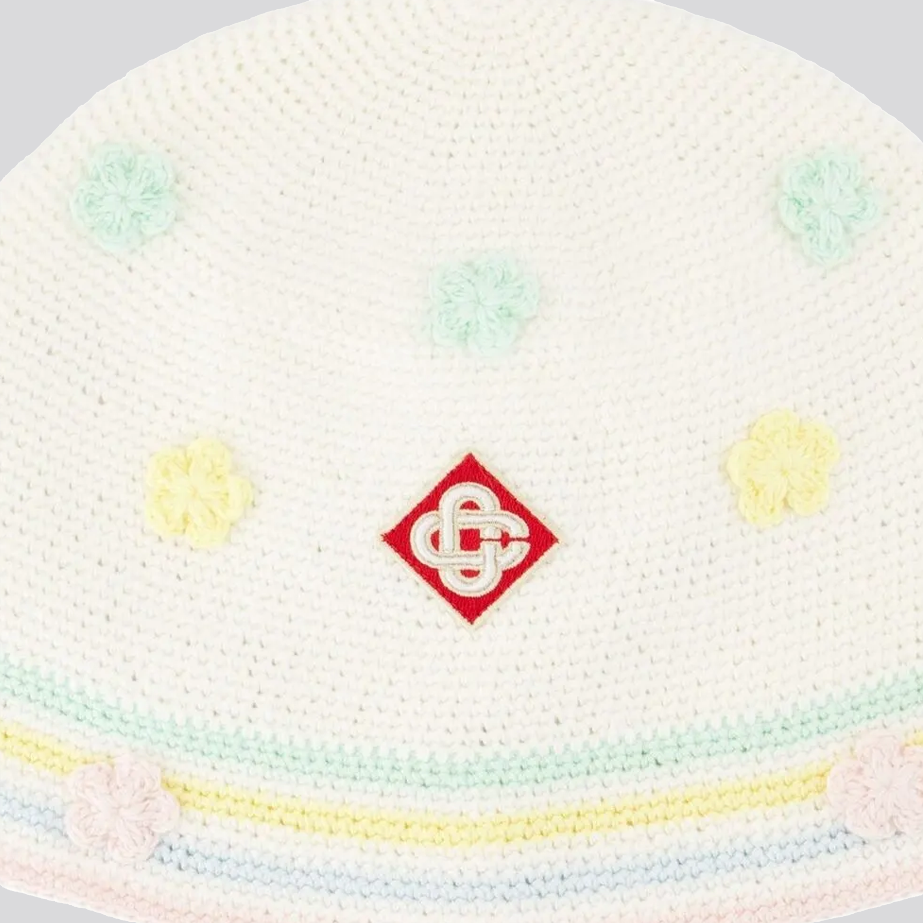 Gorro Blanco Casablanca Kawaii Crochet