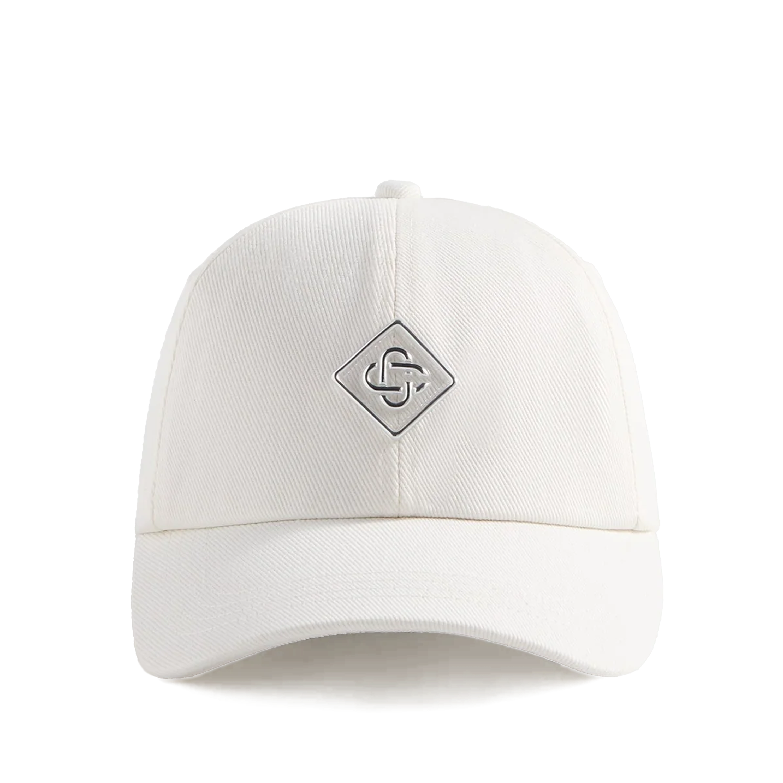 Gorra Blanca Casablanca Silver Cc Logo Patch