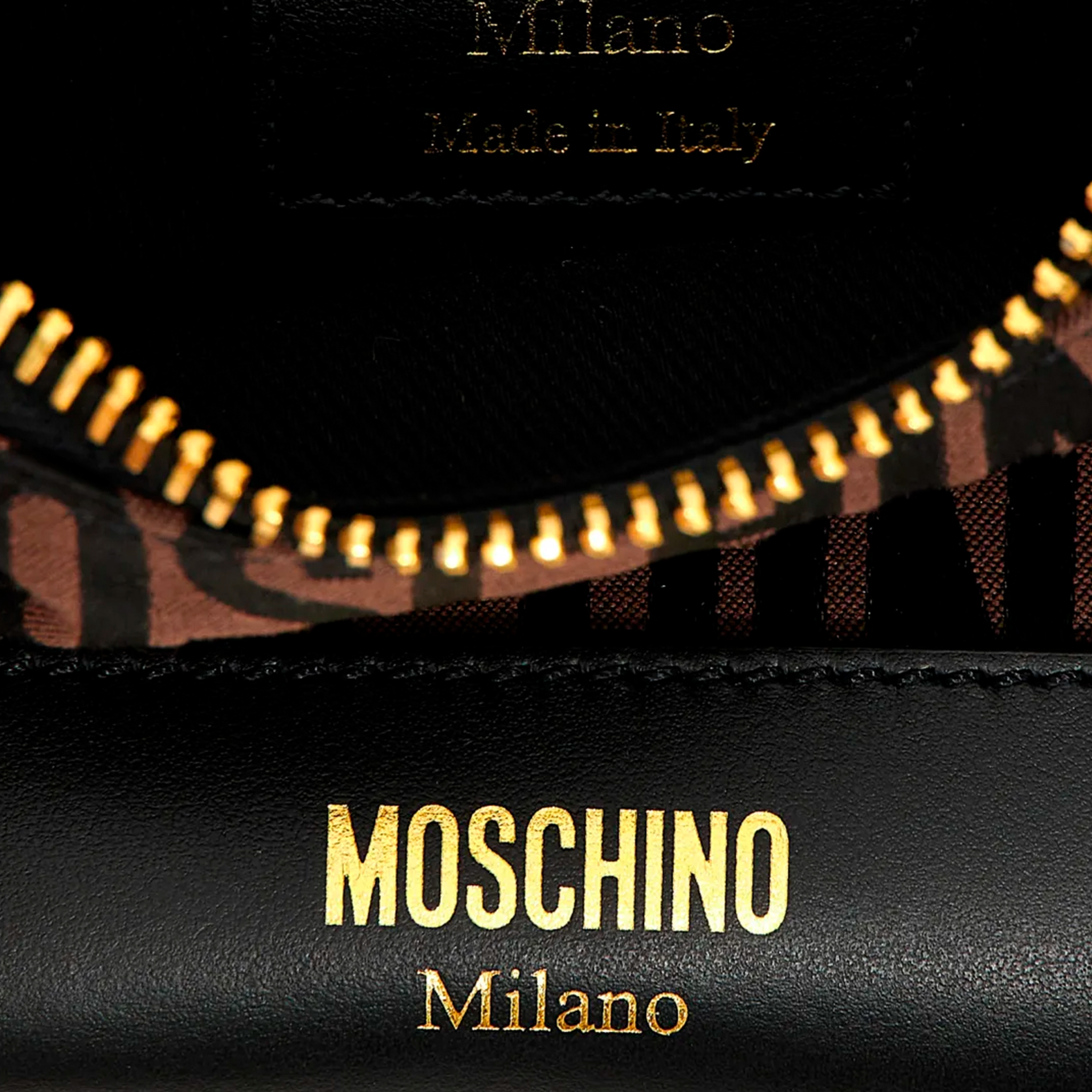 Cartera Café Moschino Multi Logo