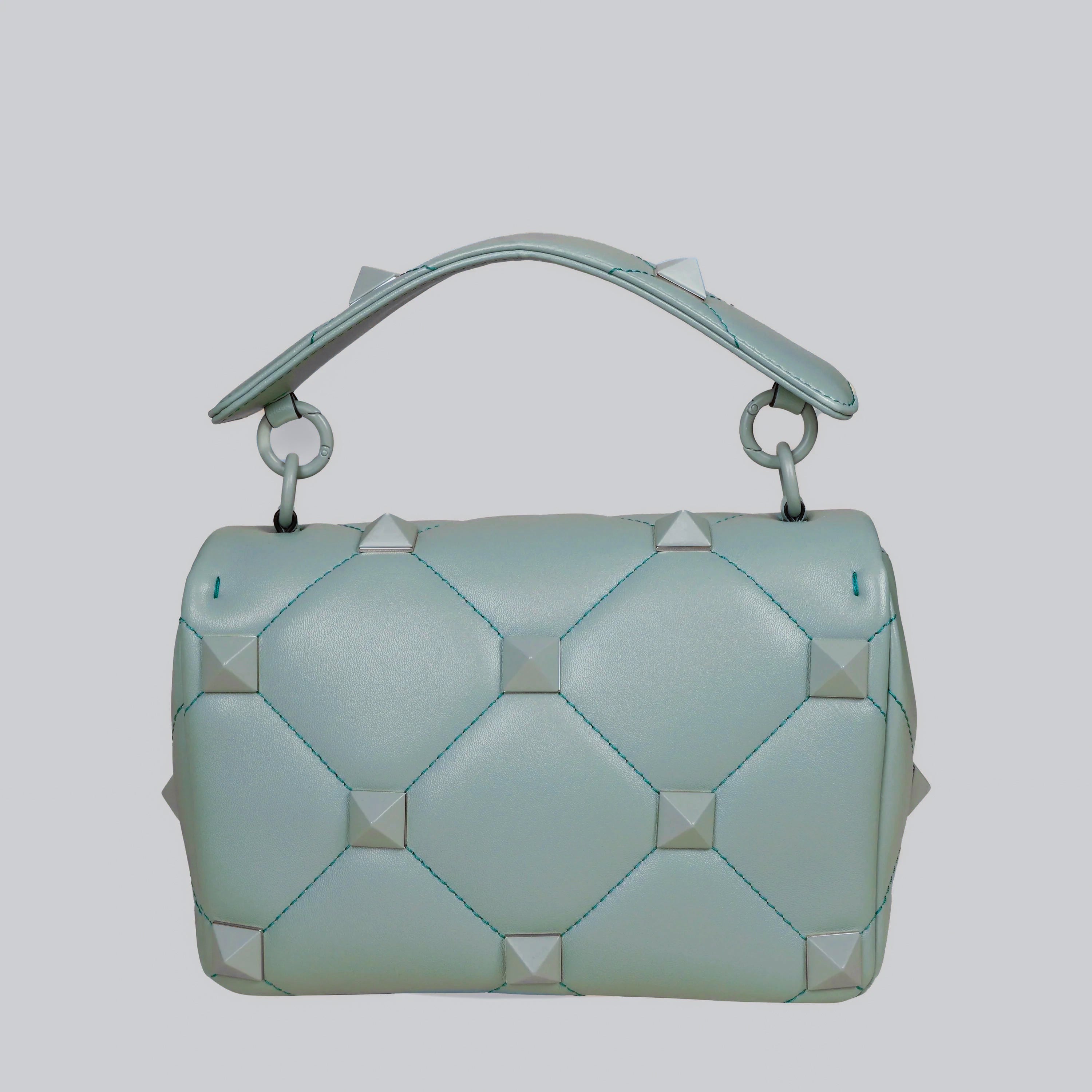 Bolso Verde Valentino Roman Stud Bag