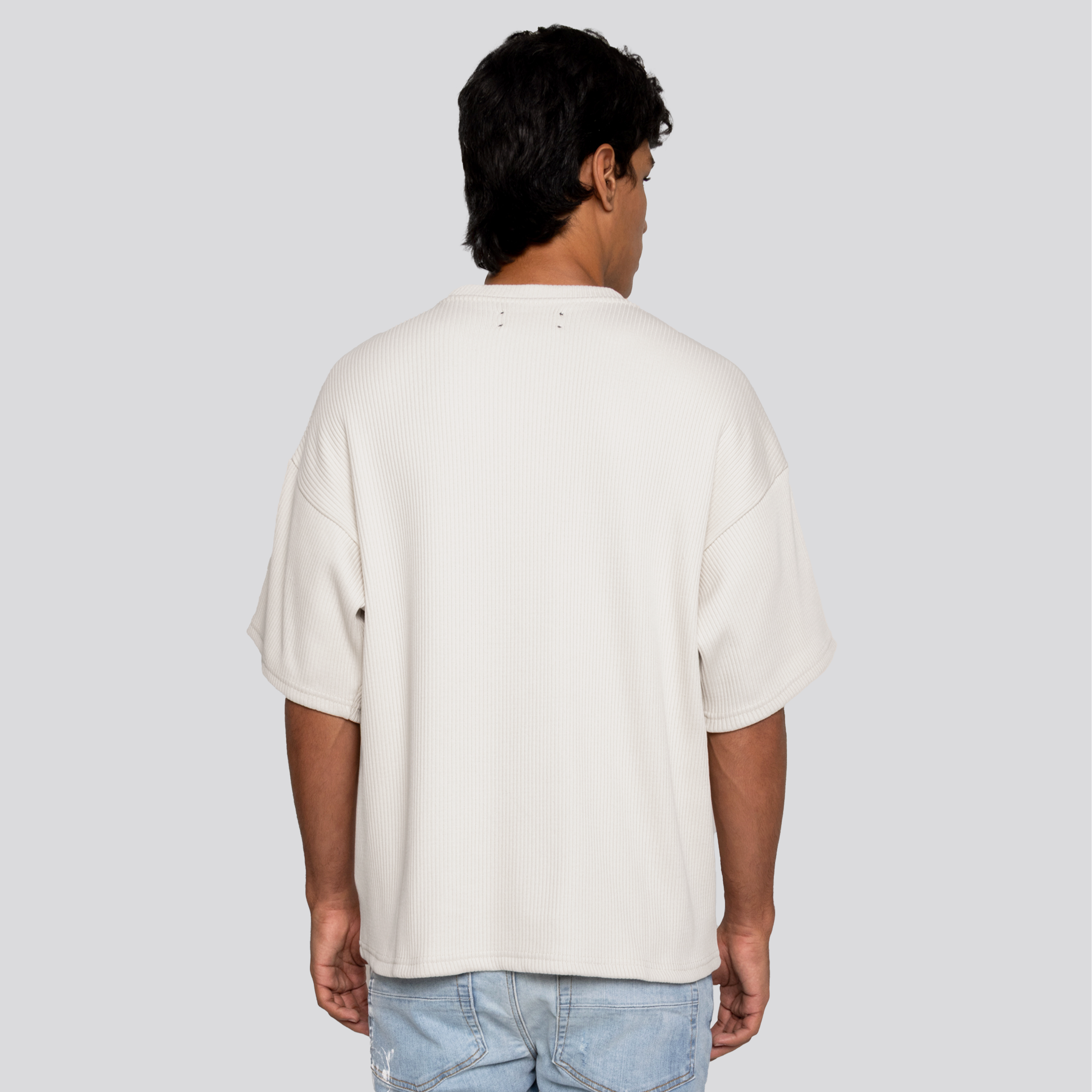 Camiseta Beige AMIRI Heavy Rib
