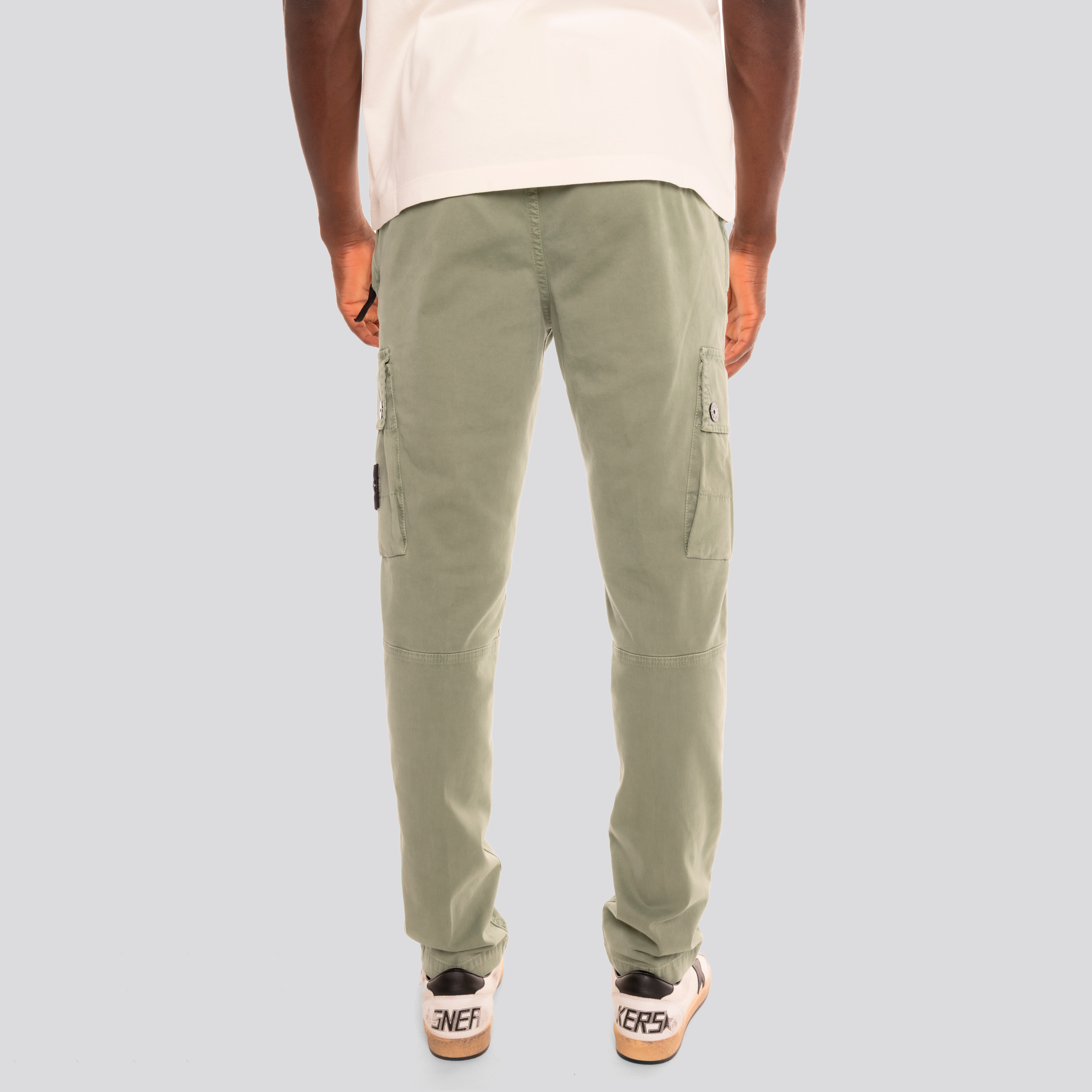 Pantalón Verde Stone Island Double Pocket Tag