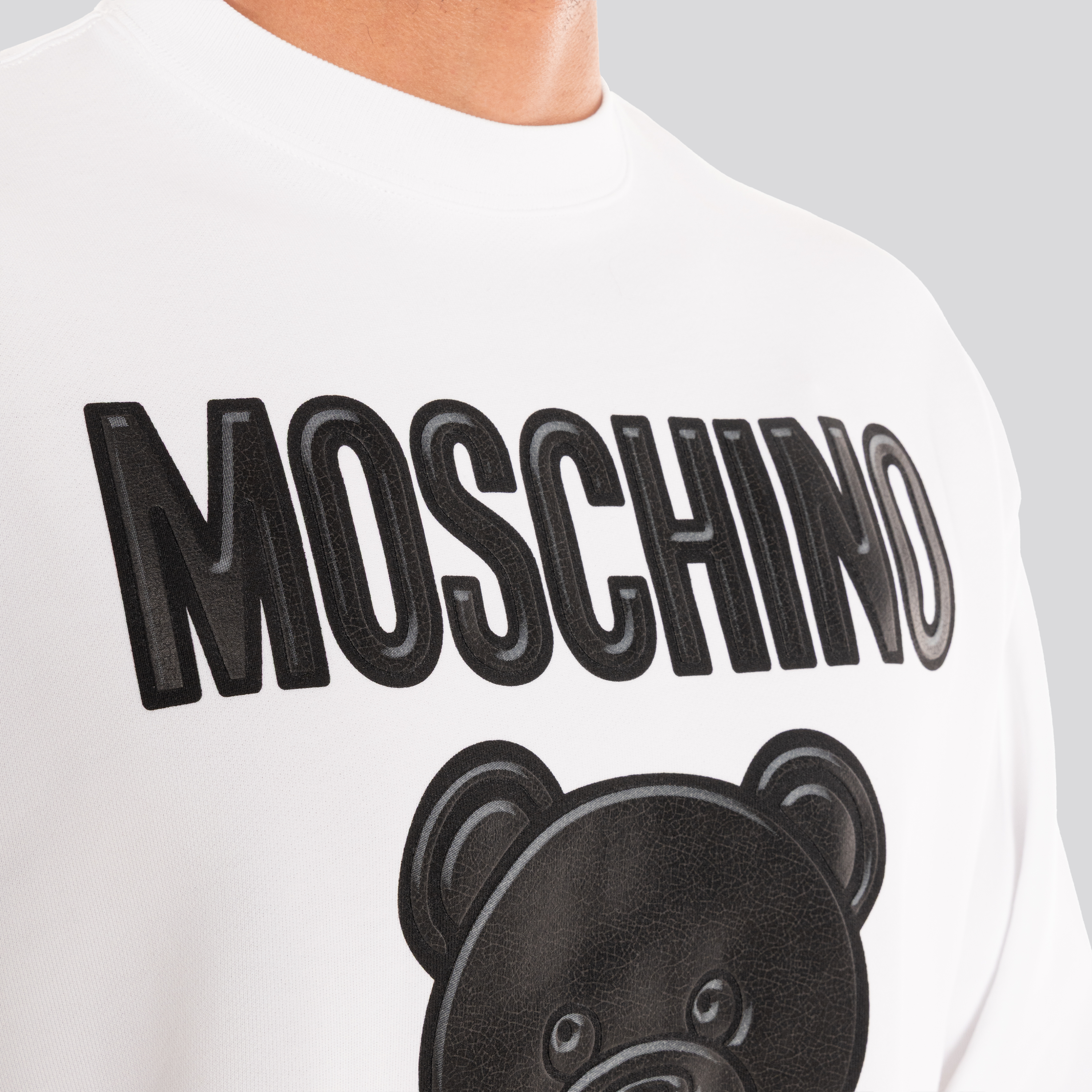 Buzo Blanco Moschino Teddy