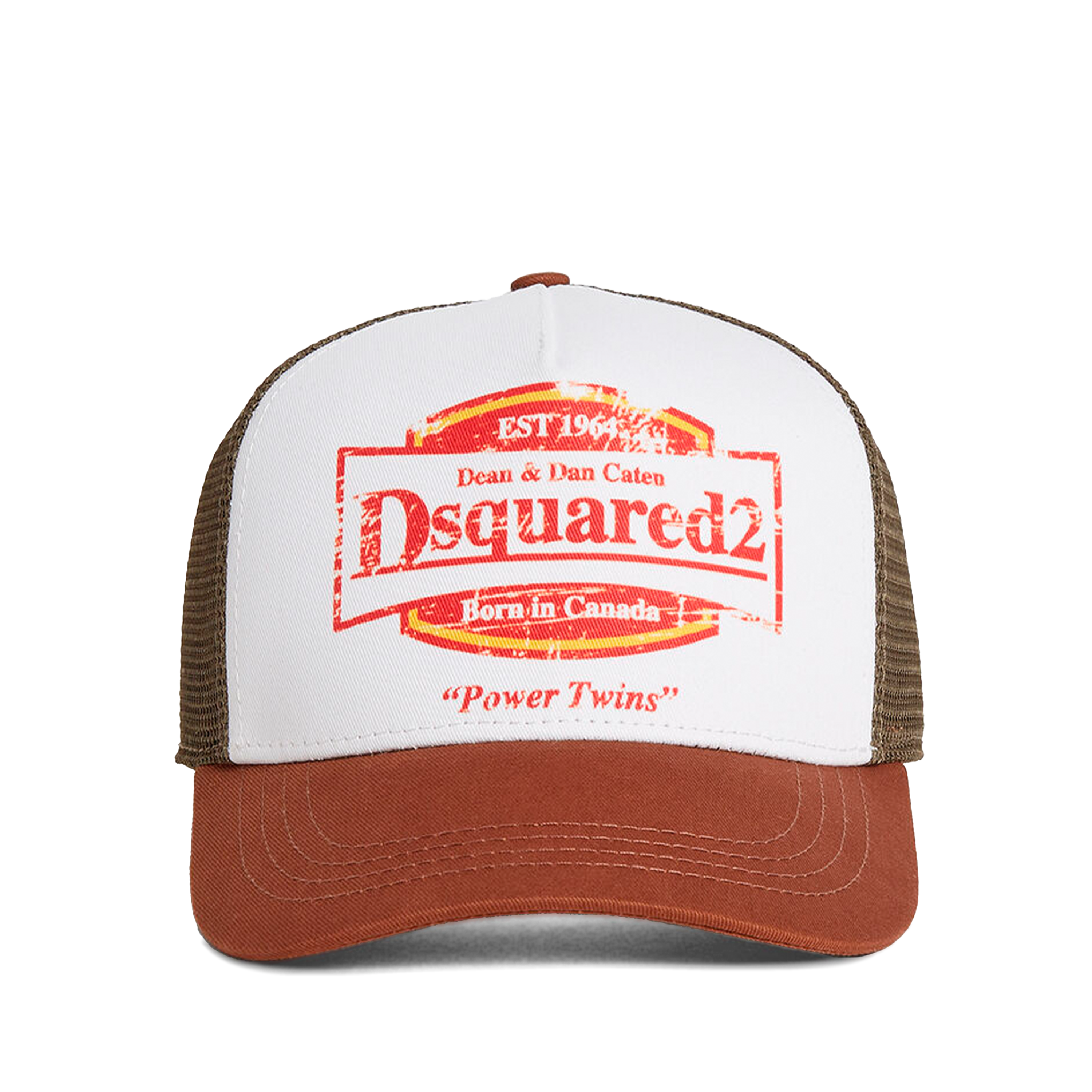 Gorra Blanca Dsquared2 Power Twins