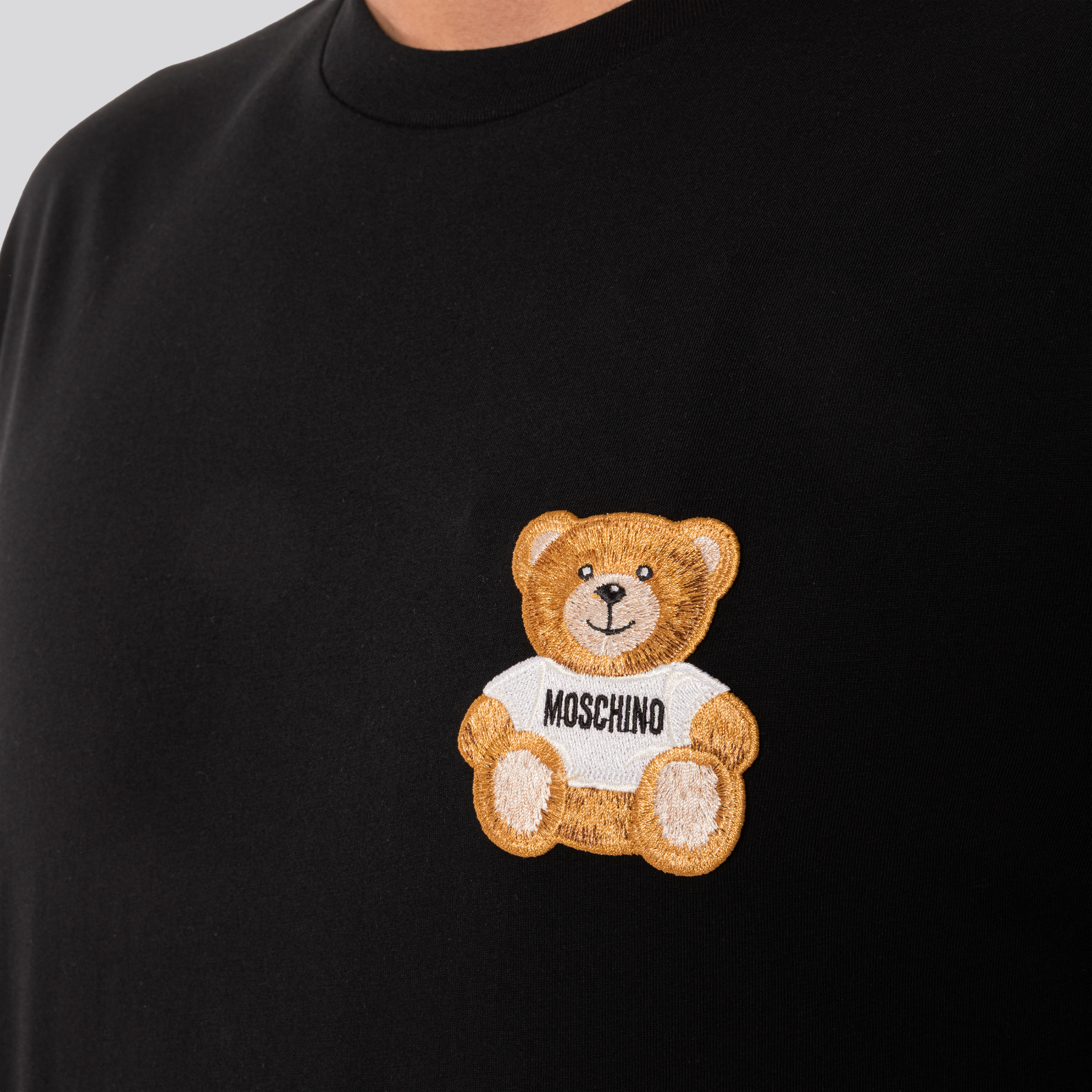 Camiseta Negra Moschino Teddy