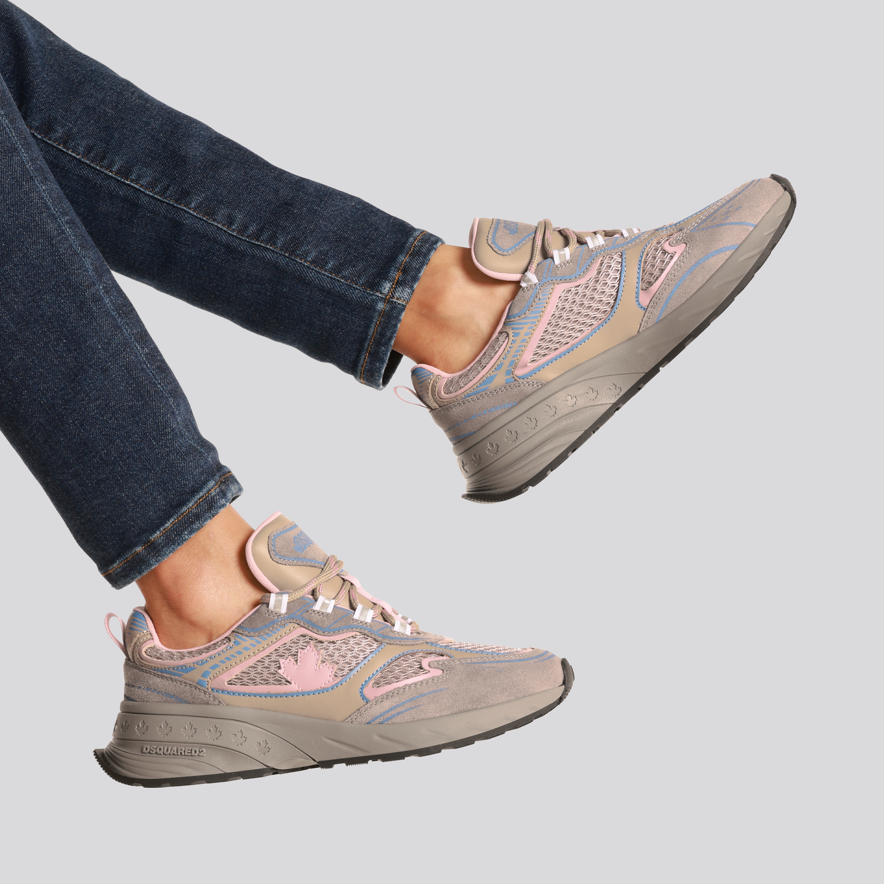 Sneakers Blancos Dsquared2 Leaf