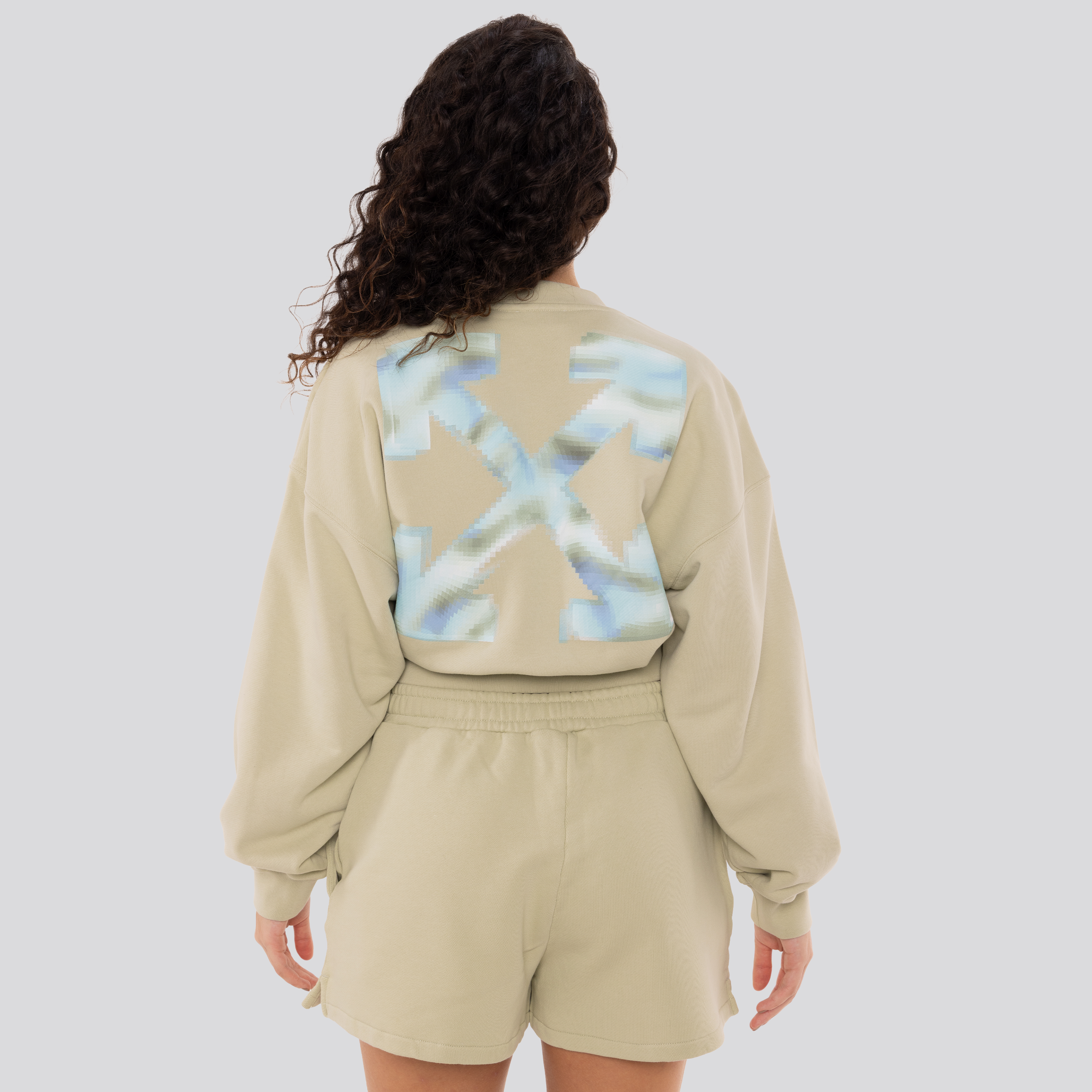 Buzo Verde Off-White Pixel Arrow