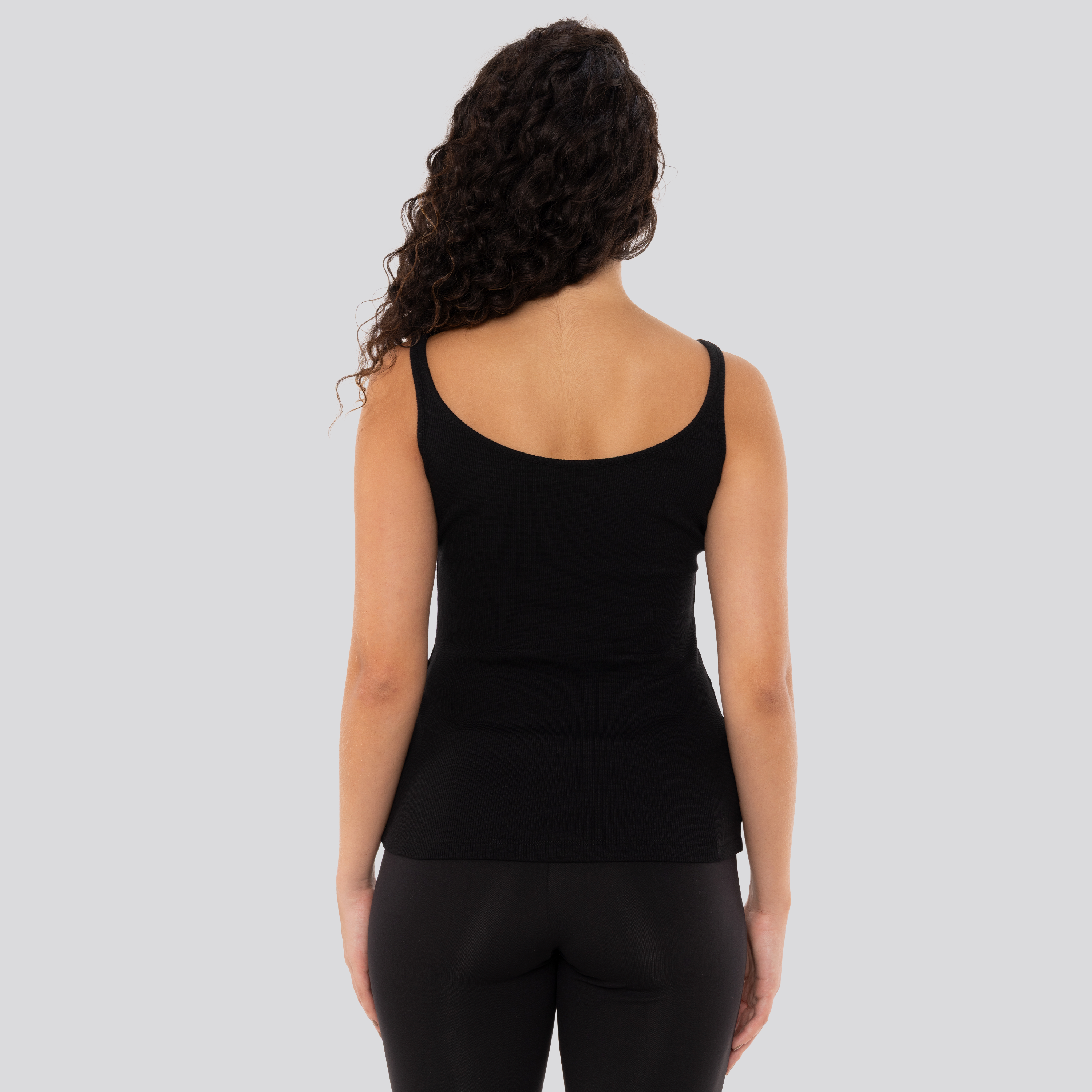 Top Negro Off-White Off Logo