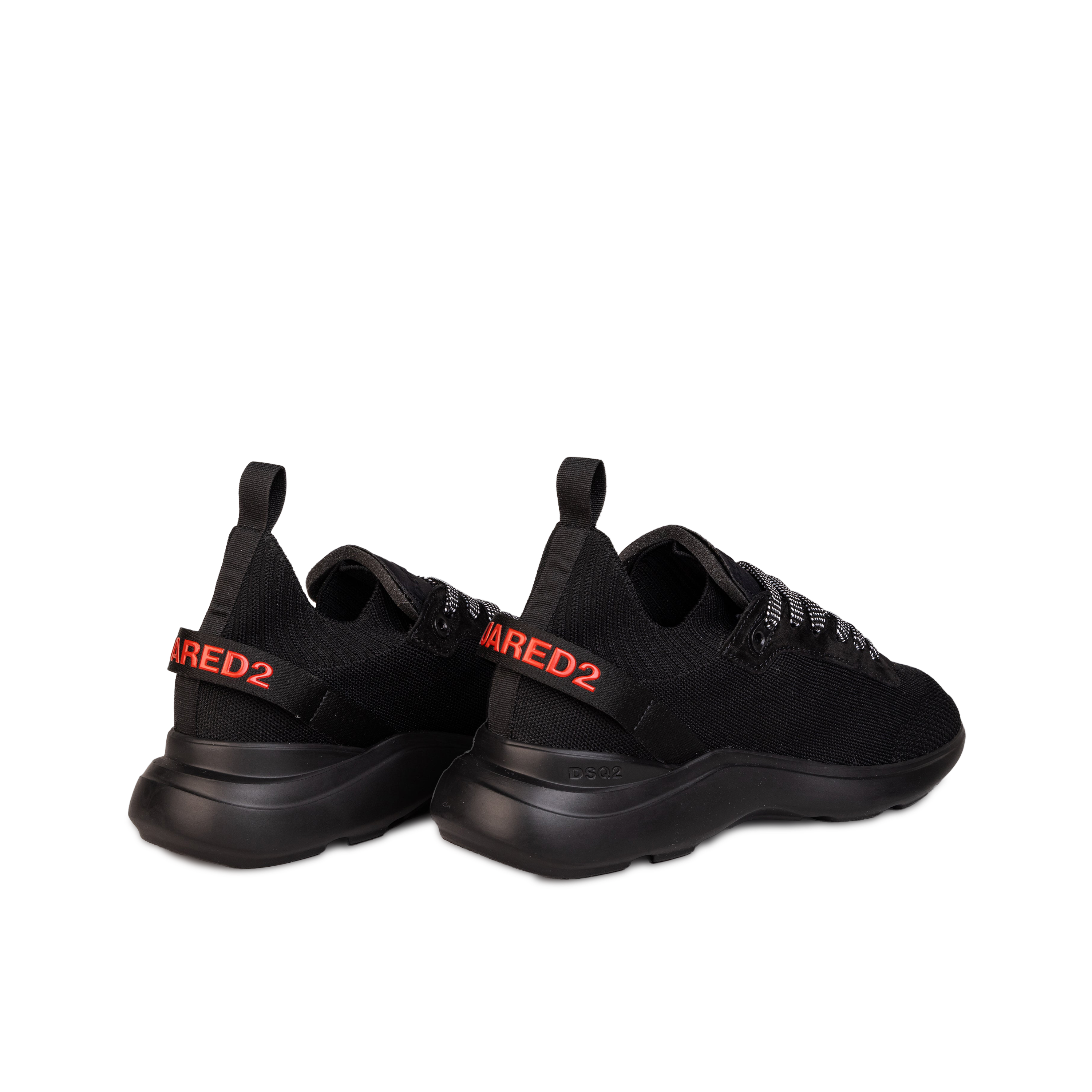 Sneakers Negro Negro Dsquared2 Lace Sock