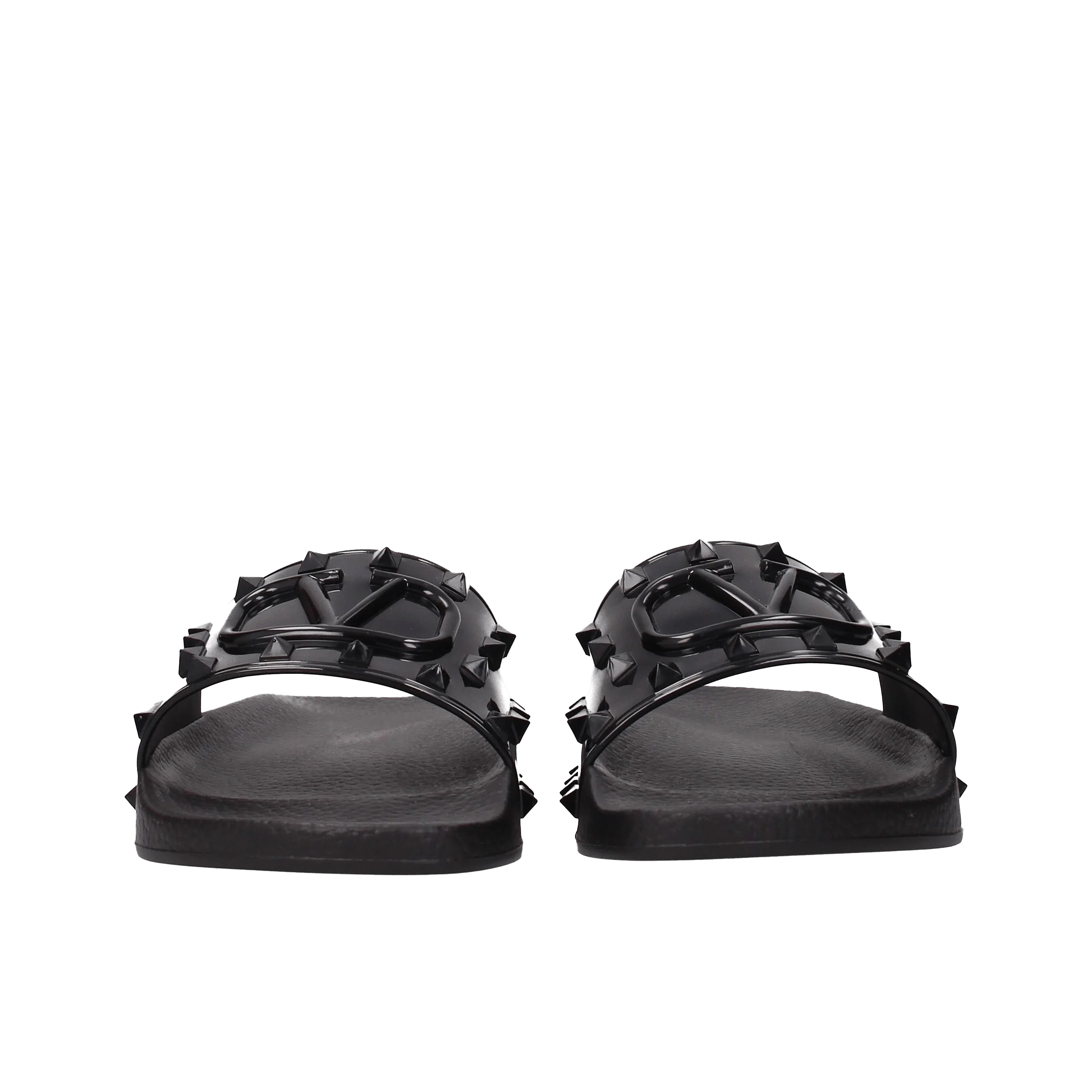 Sandalias Negros Valentino Vlogo Rockstuds