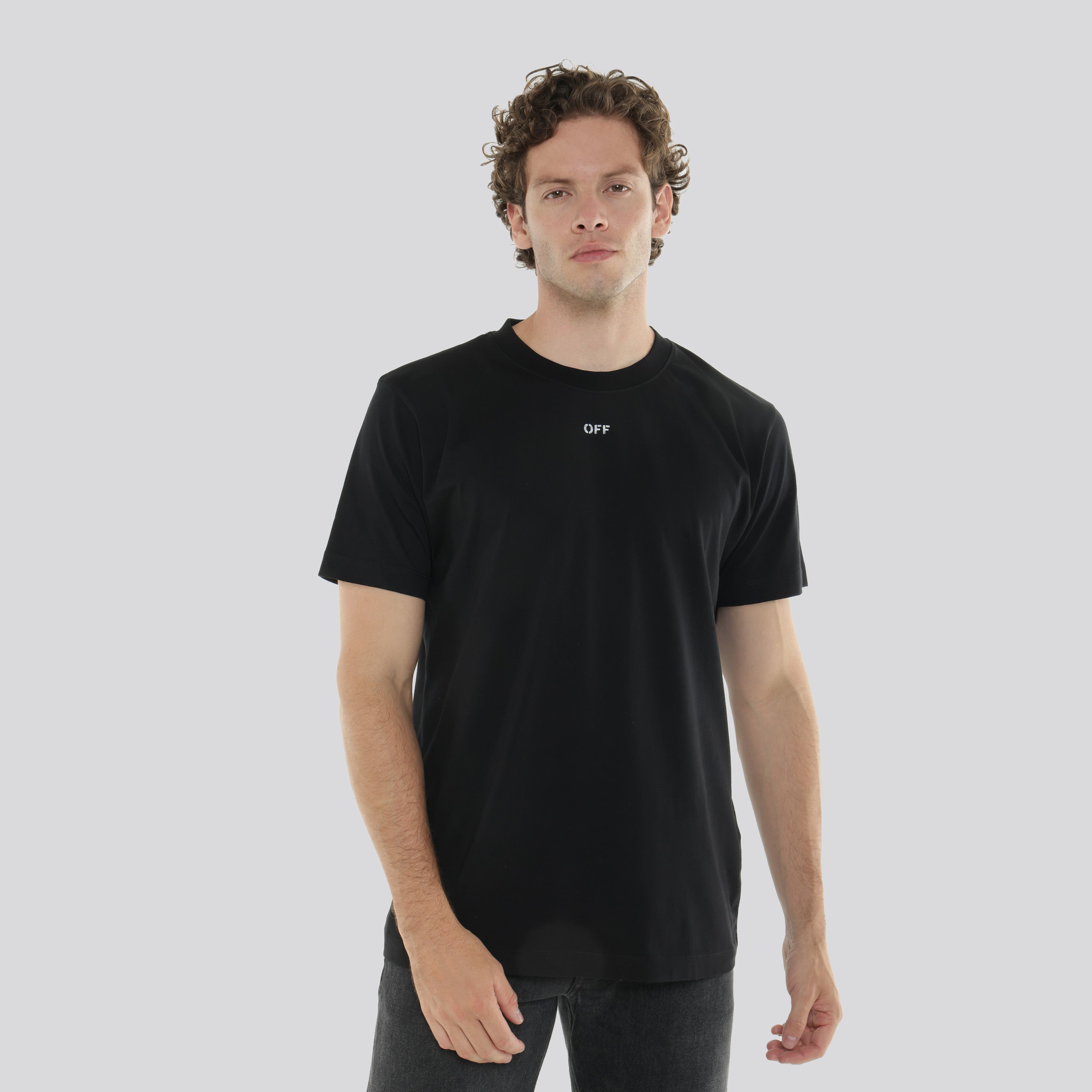 Camiseta Negra Off-White Off Stamp