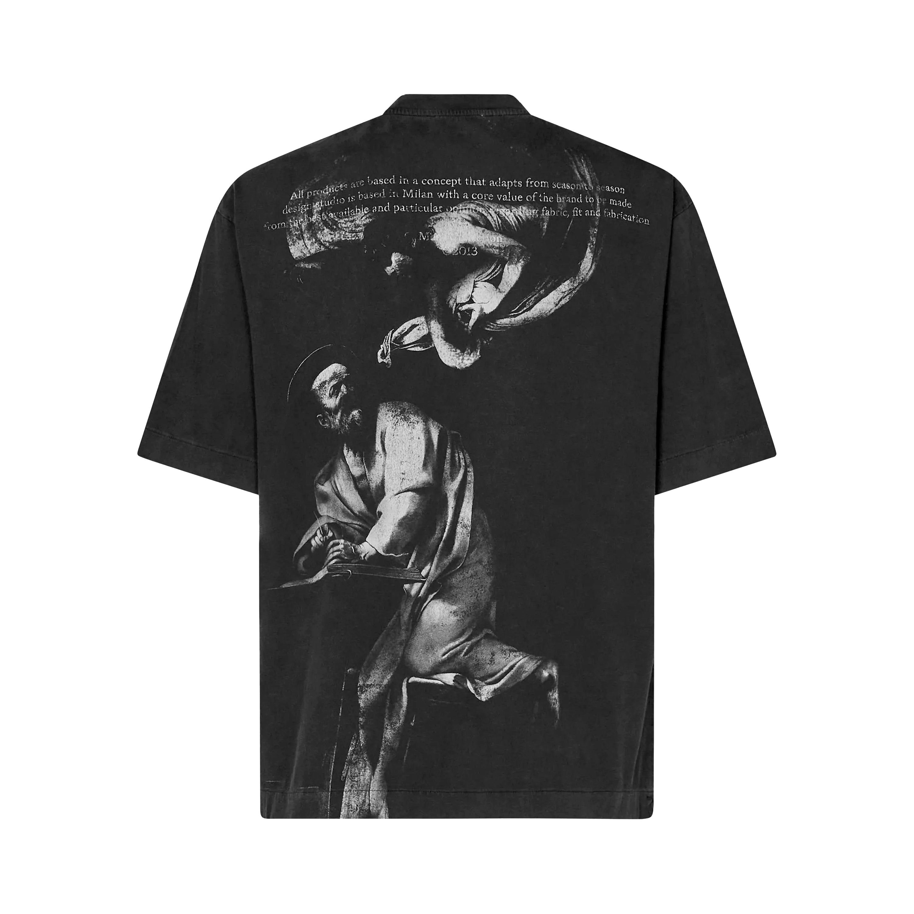 Camiseta Negra Off-White S.Matthew