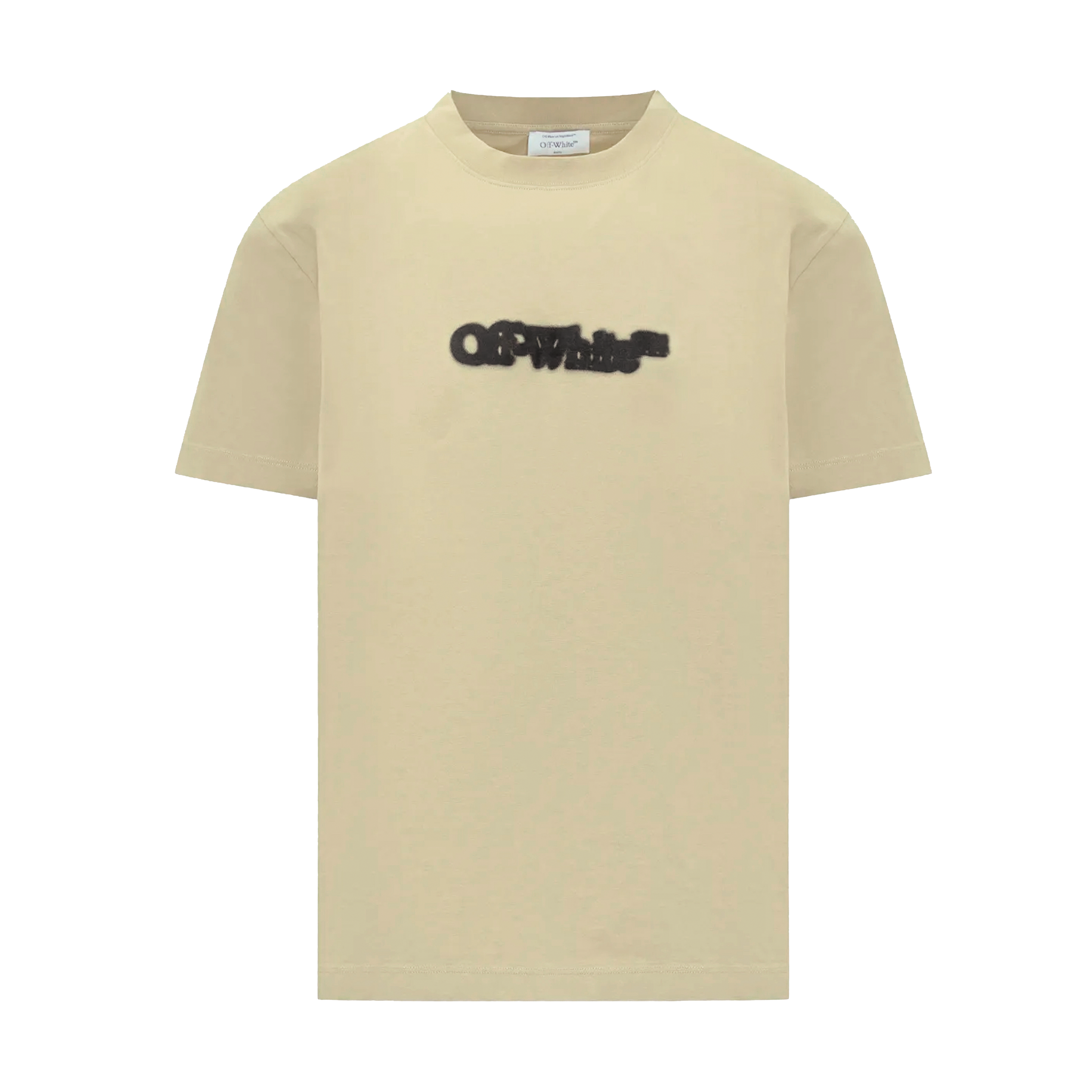 Camiseta Beige Off White Spray Arrow