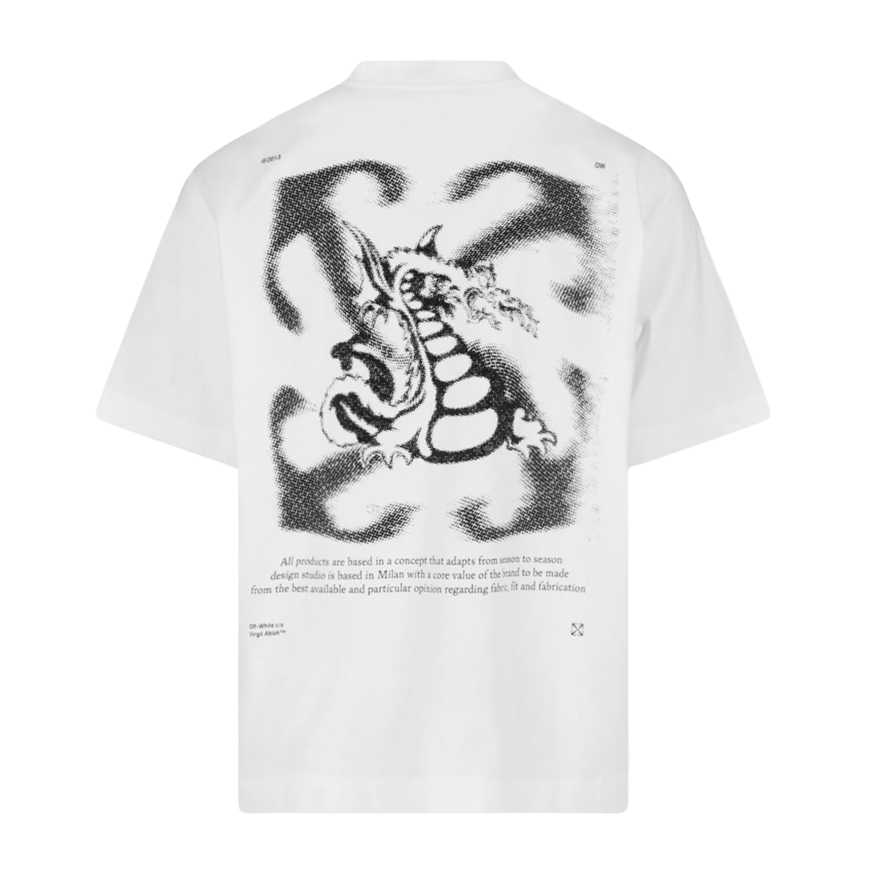 Camiseta Blanca Off-White Dragon Arrow