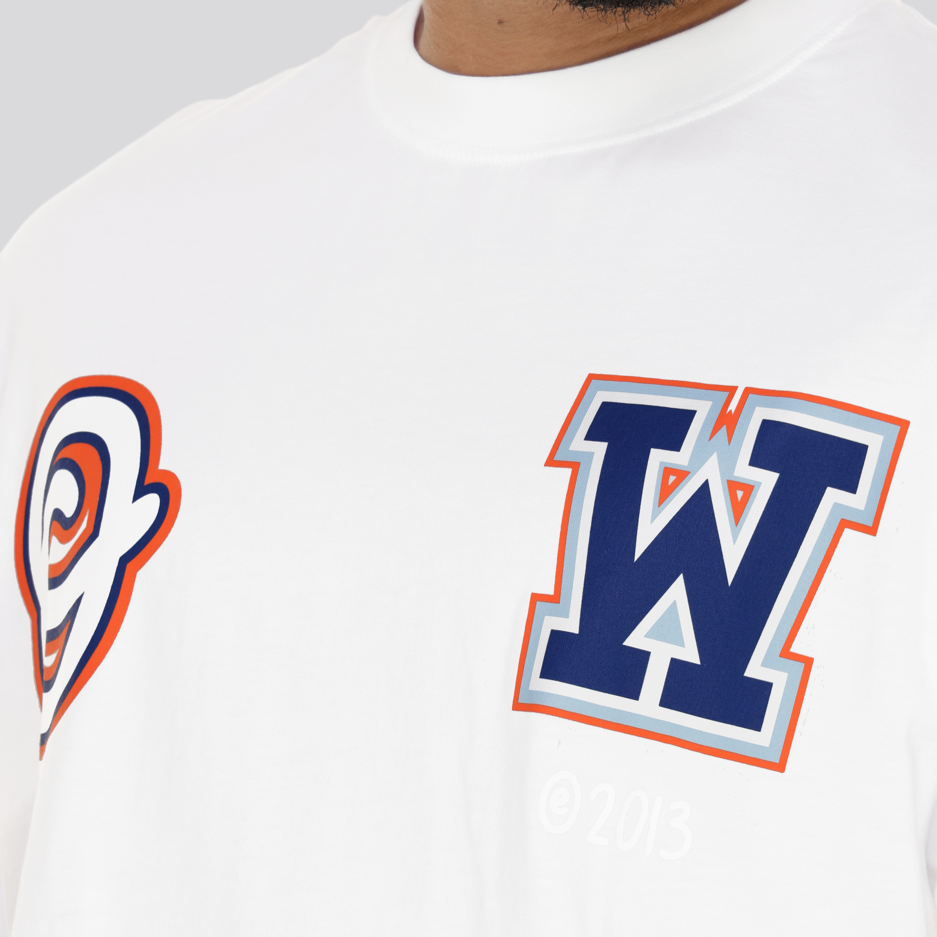 Camiseta Blanca Off-White Wiz Skate