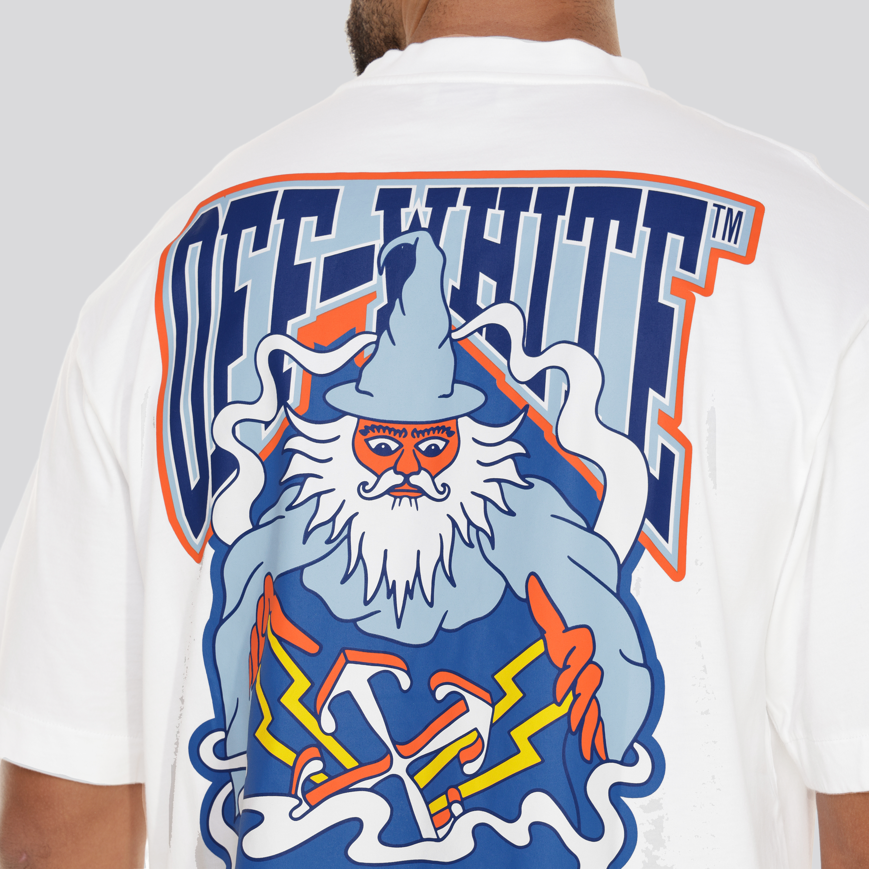 Camiseta Blanca Off-White Wiz Skate