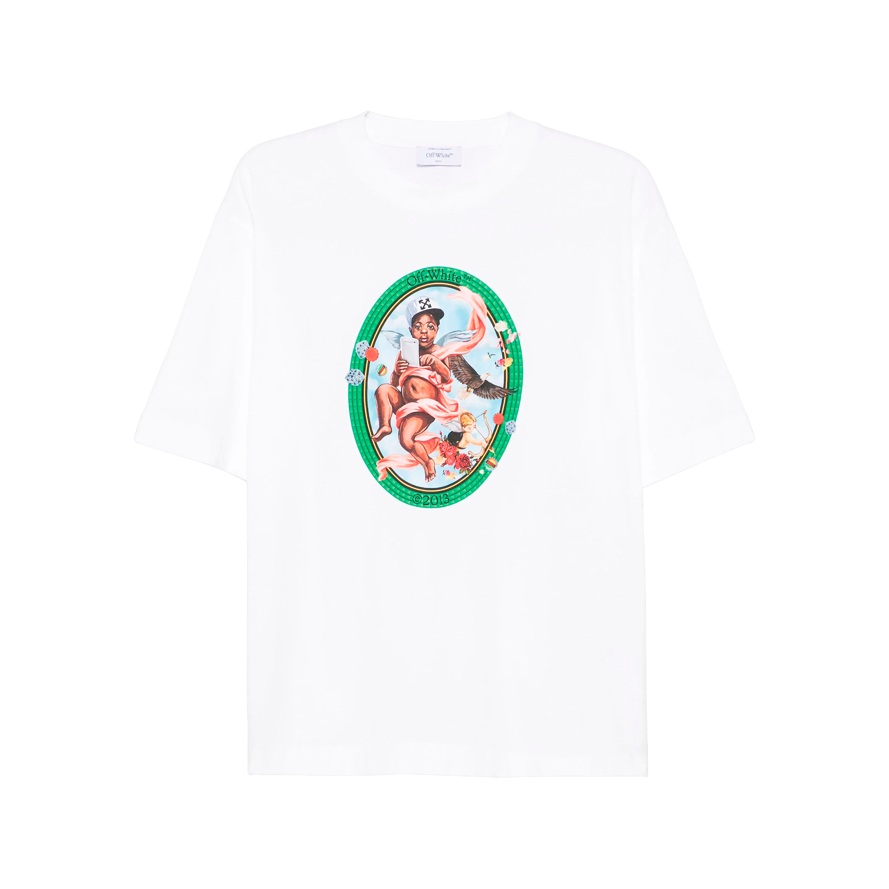 Camiseta Blanca Off-White Fresco Oval