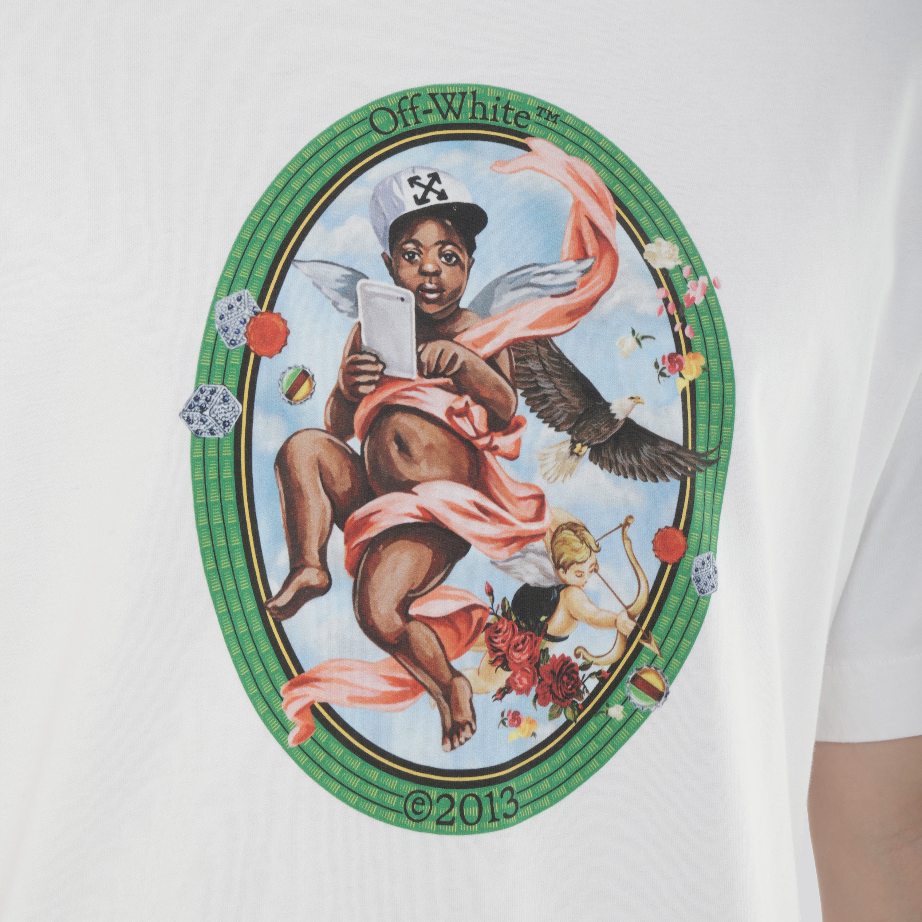 Camiseta Blanca Off-White Fresco Oval