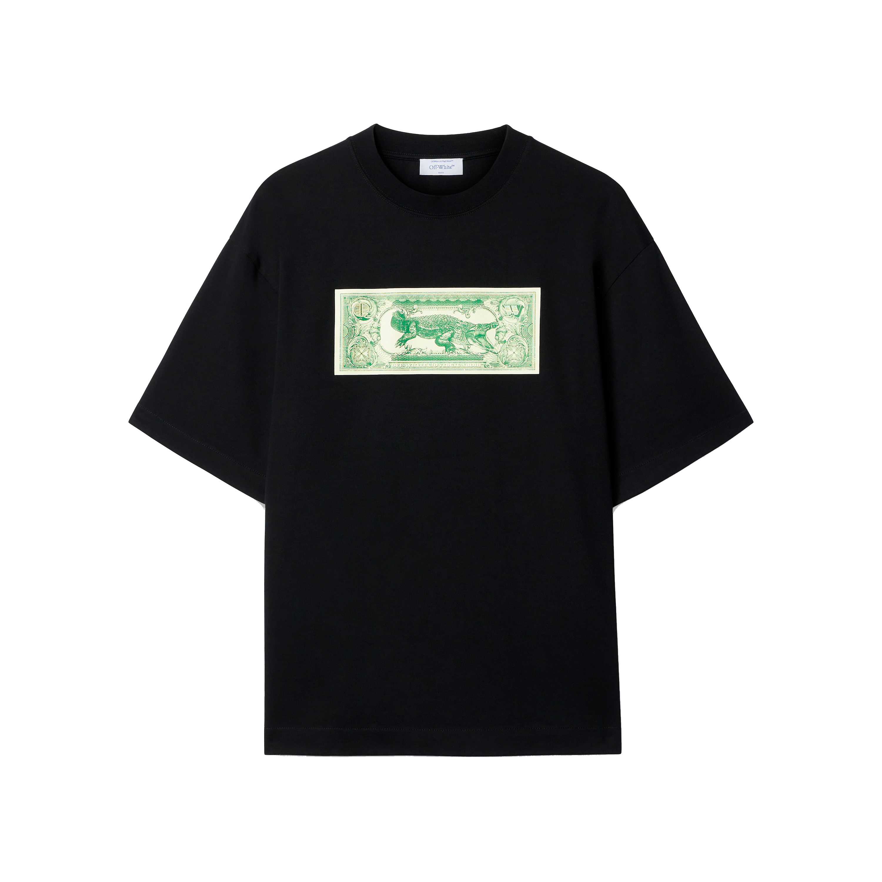 Camiseta Negra Off-White Banknote