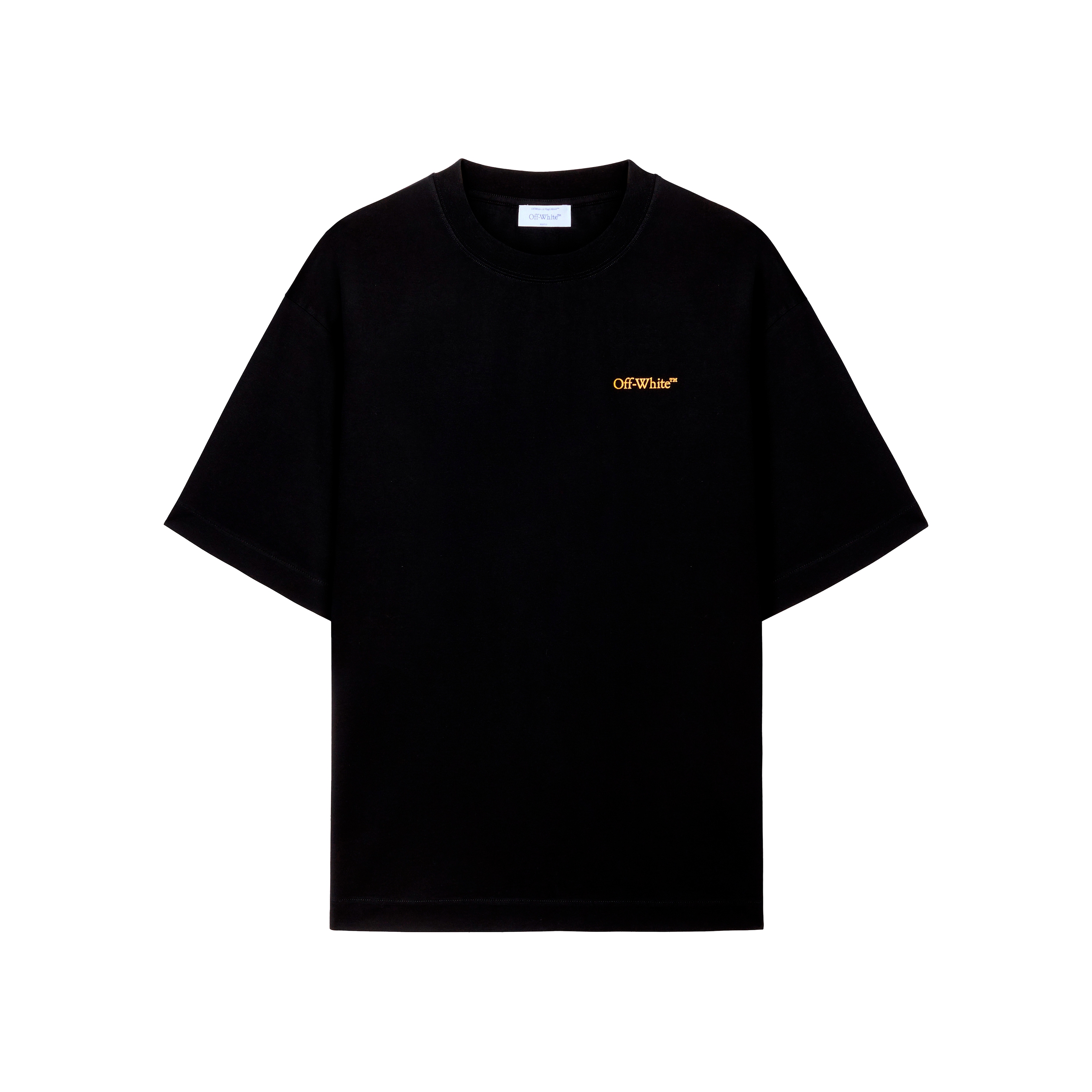 Camiseta Negra Off-White Tape Arrow Skate