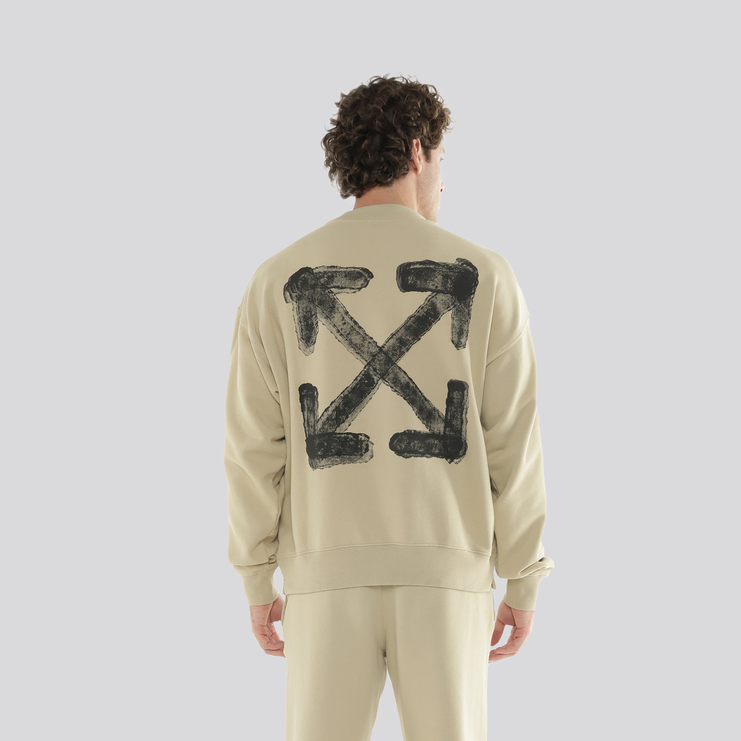Buzo Beige Off White Spray Arrow