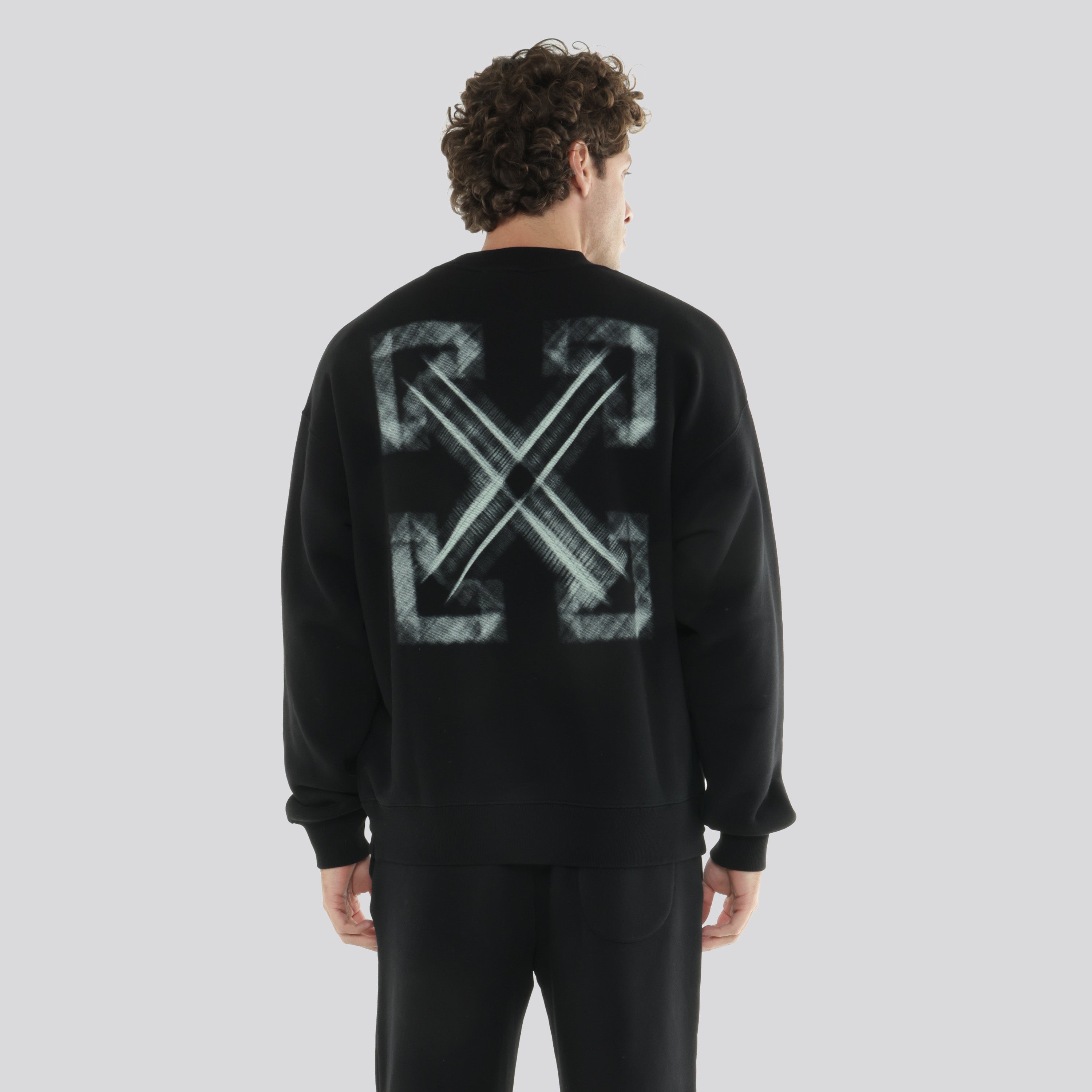 Buzo Negro Off-White Vibe Arrow Skate