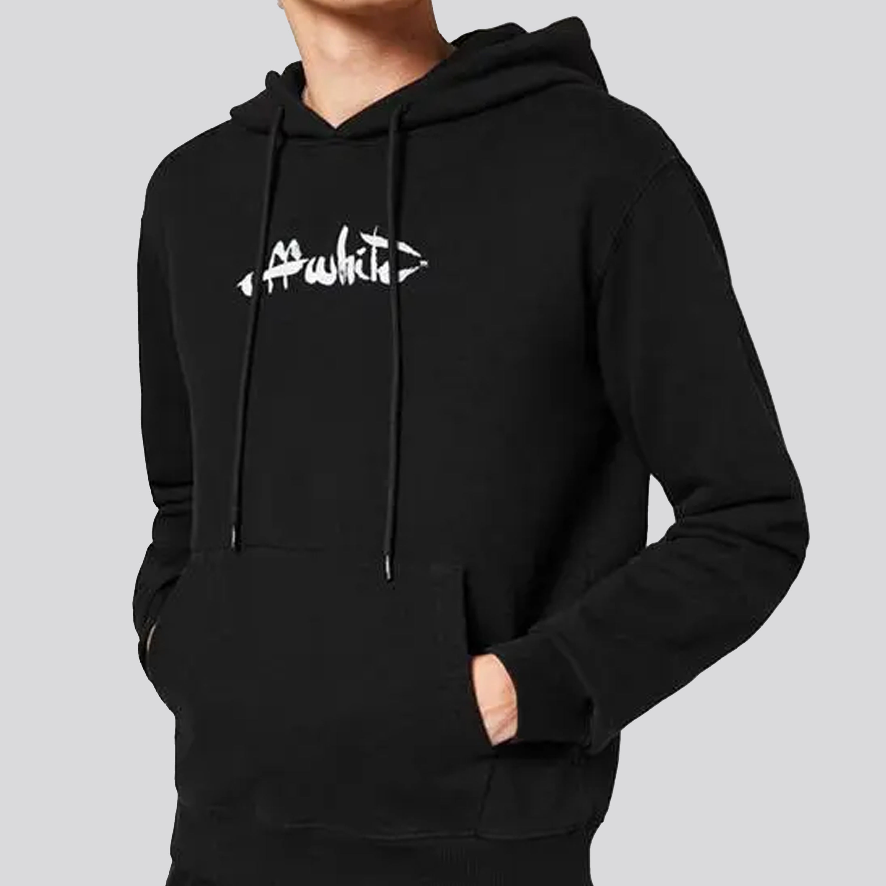 Hoodie Negro Off-White Painted Arrows