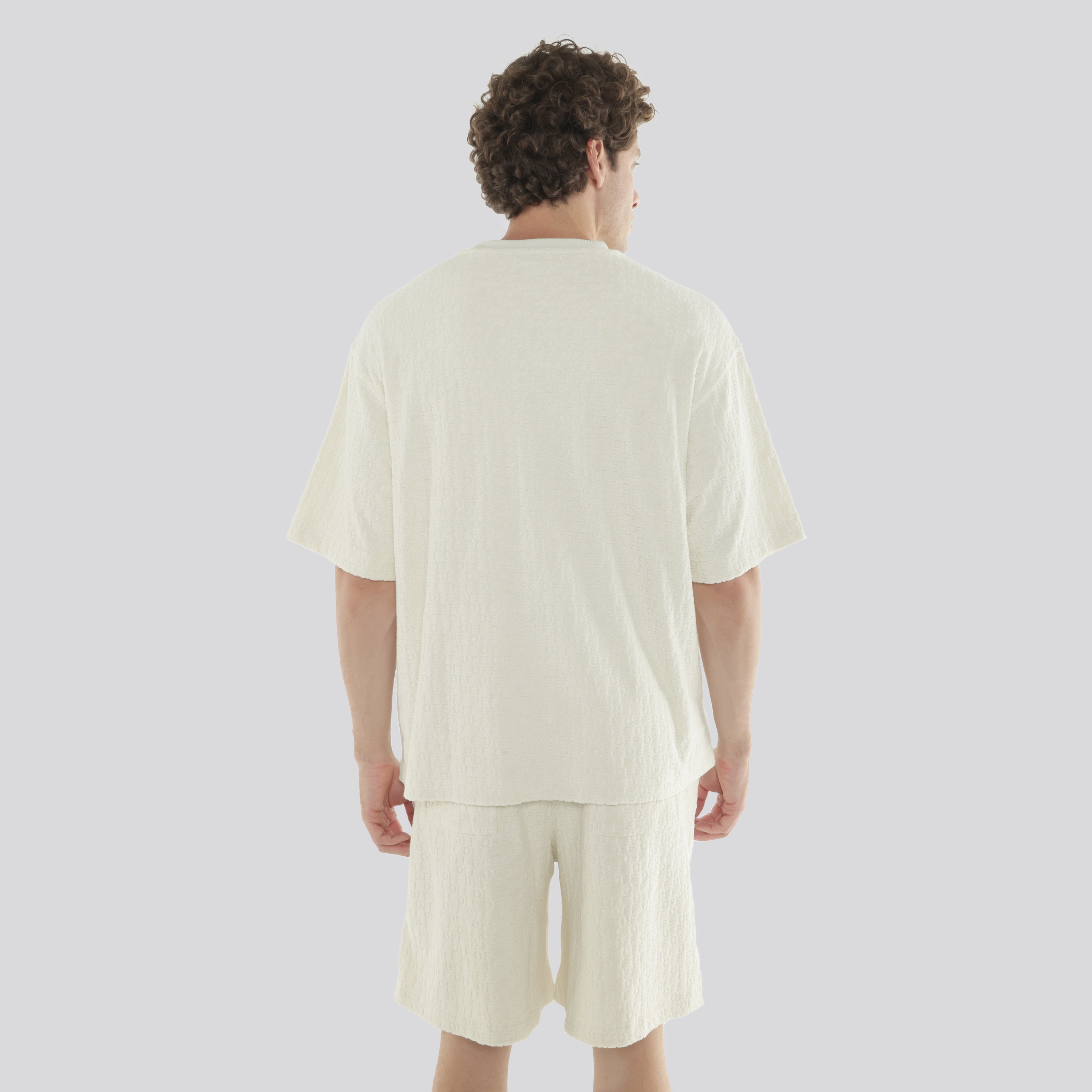 Short Beige Off White Off Monogram